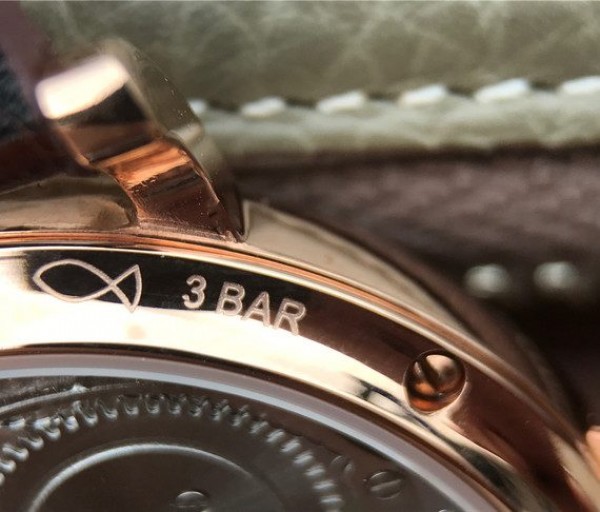 Replica IWC Vintage IW544803 White Dial RG Brown Leather Strap - Top club