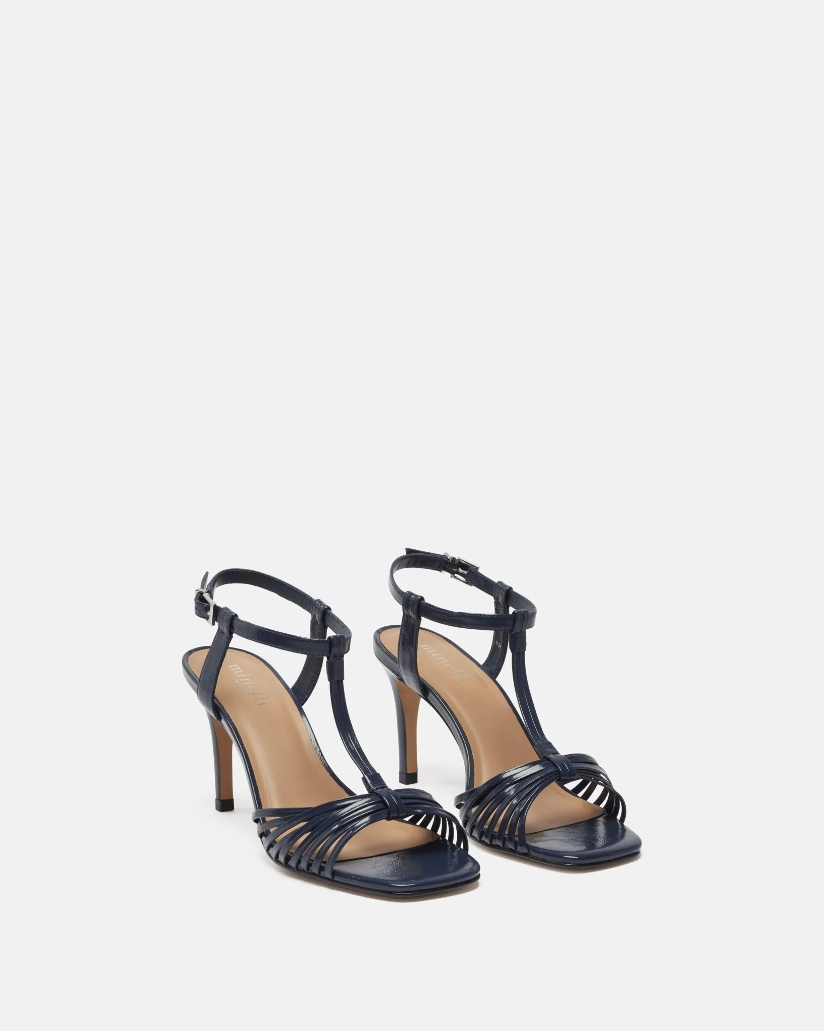 SANDALES KATENA/CRK - En cuir à talons marine