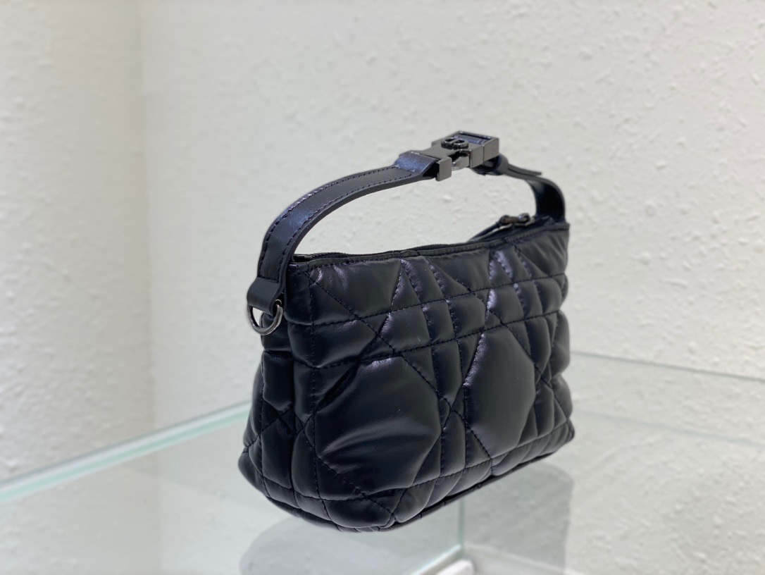 Christian Dior Small DiorTravel Nomad Pouch Black, For Women, Women’s Handbags 6in/15cm CD S5553BMIG_M9001:1High-quality replica