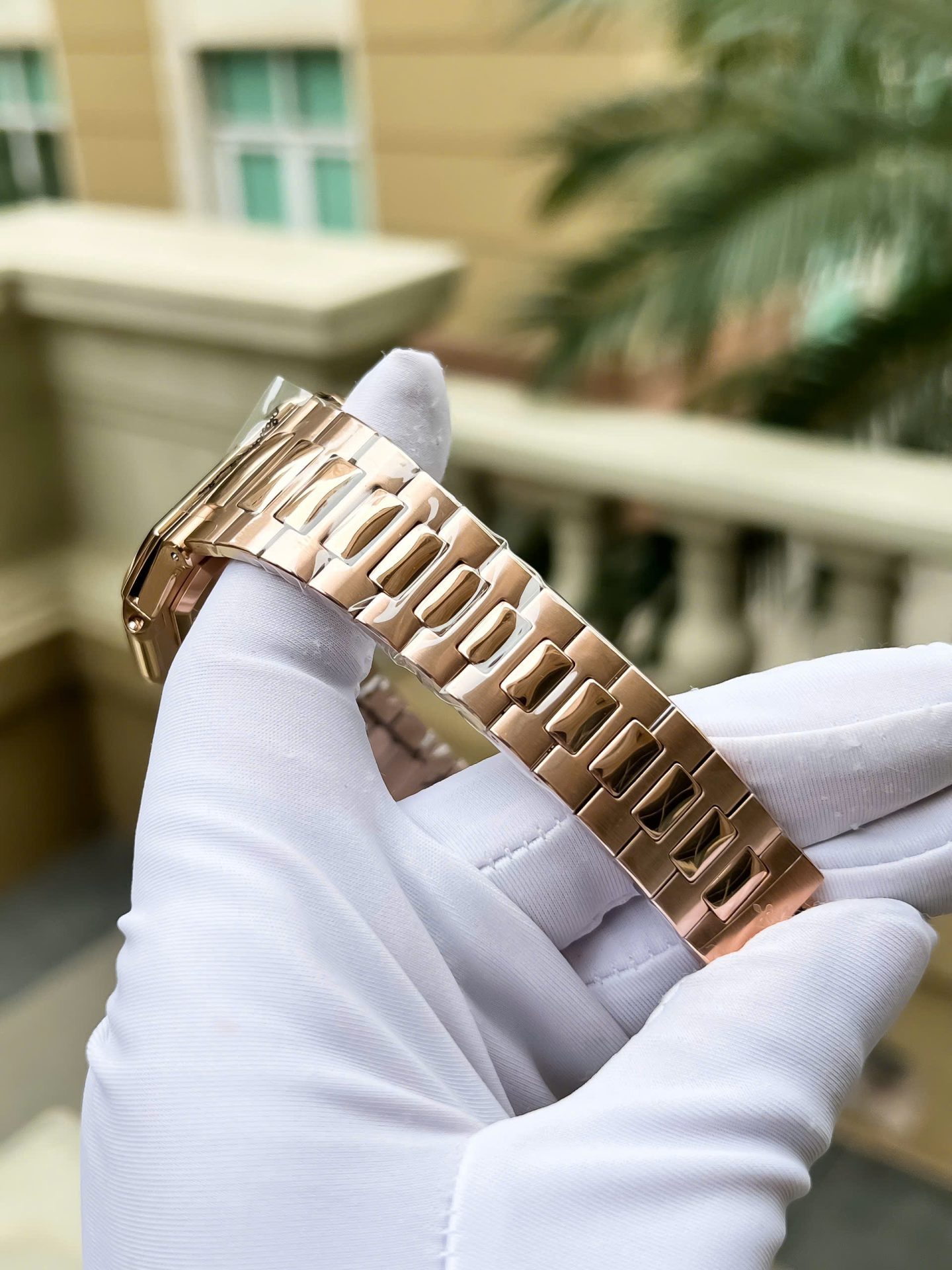 Patek Philippe Cubitus 5821 Rose Gold Replica Watch Dial Square Chocolate 45mm - Top club