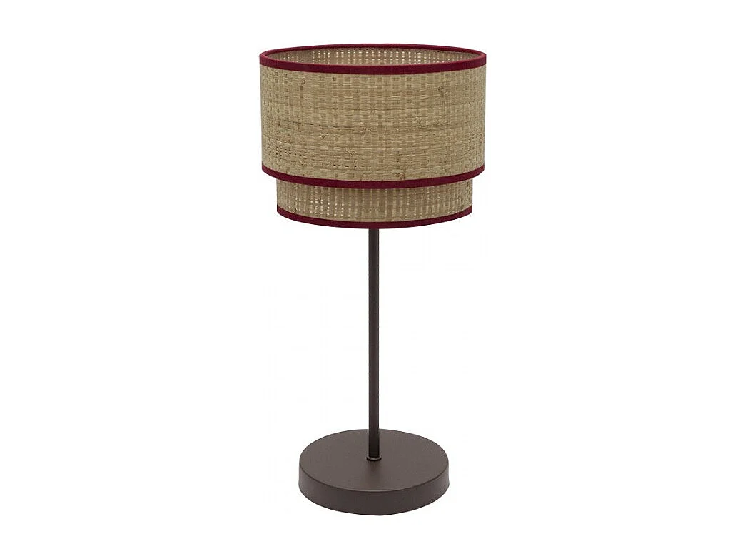 Modèle de bureau haut ROQUE rouge 1 FABRILAMP lumineux