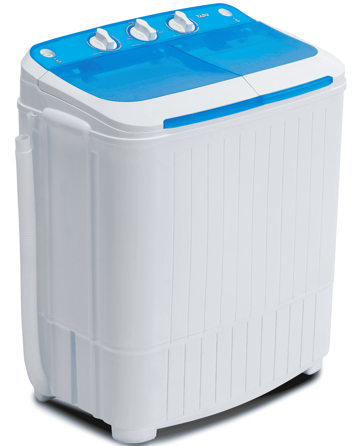 TABU 16.5lbs Portable Washing Machine,Electric Twin Tub Wash&Spin Combo,Semi-Automatic Washer,Gray - Image 3
