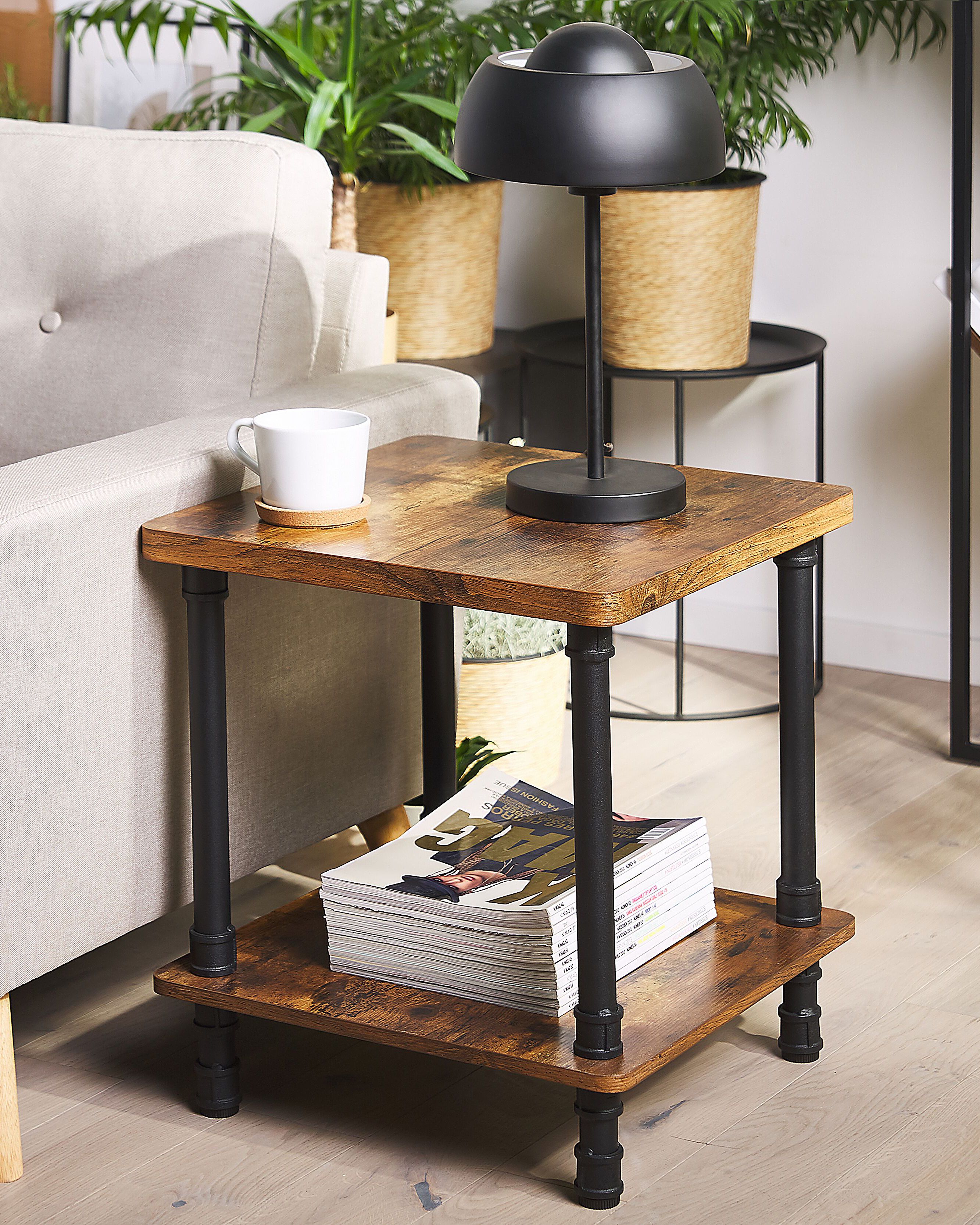 Side Table VERIL Dark Brown