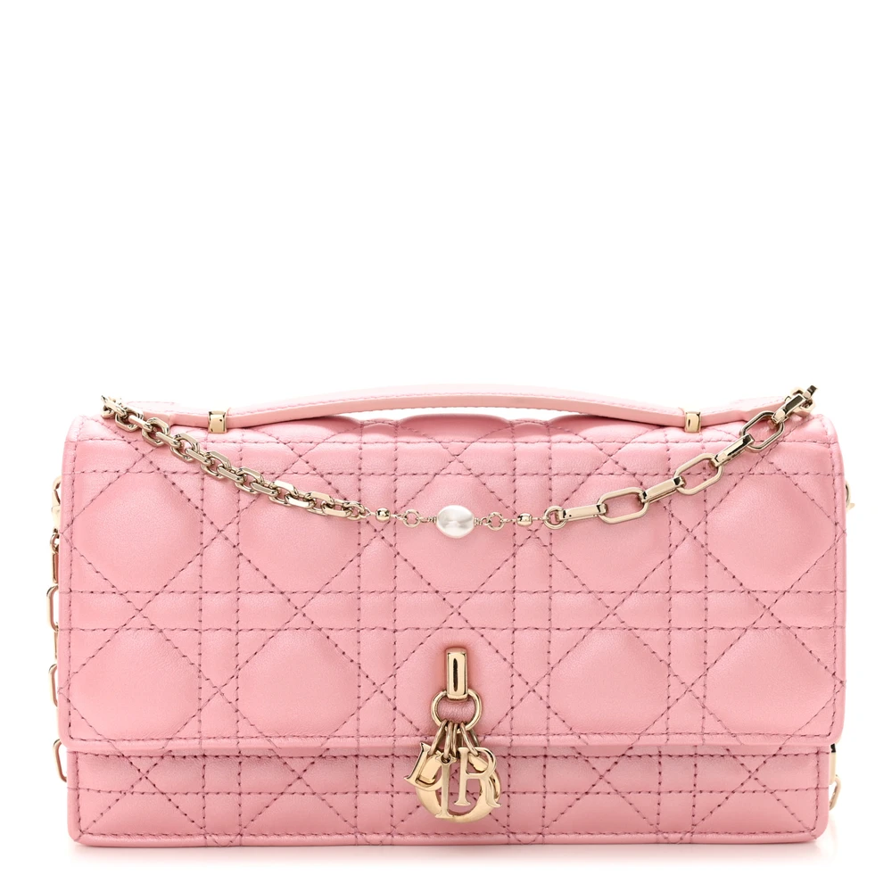 Mirror Quality Replica Dior Mini My Dior Clutch in Antique Pink