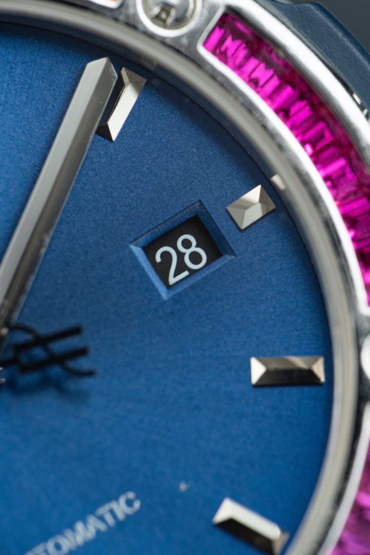 Hublot Classic Fusion Titanium Rainbow Refined Synthentic Gemstones Bezel Best Copy 42mm - Top club