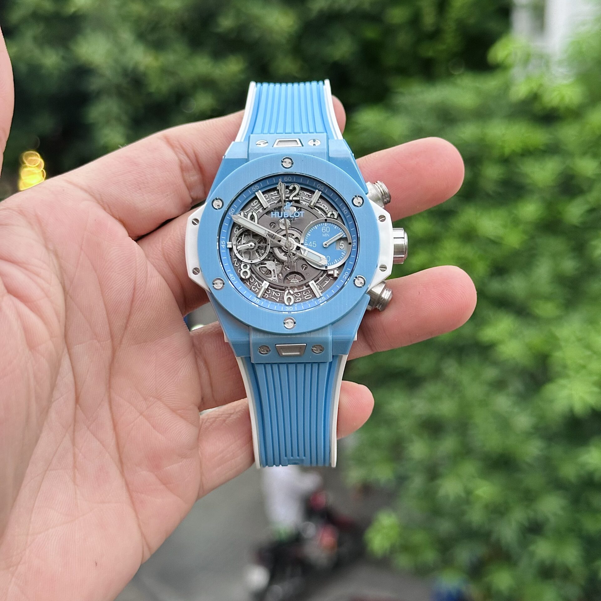 Hublot Replica 1:1 Watch Big Bang Unico Sky Blue 42mm - Elite Watch Atelier