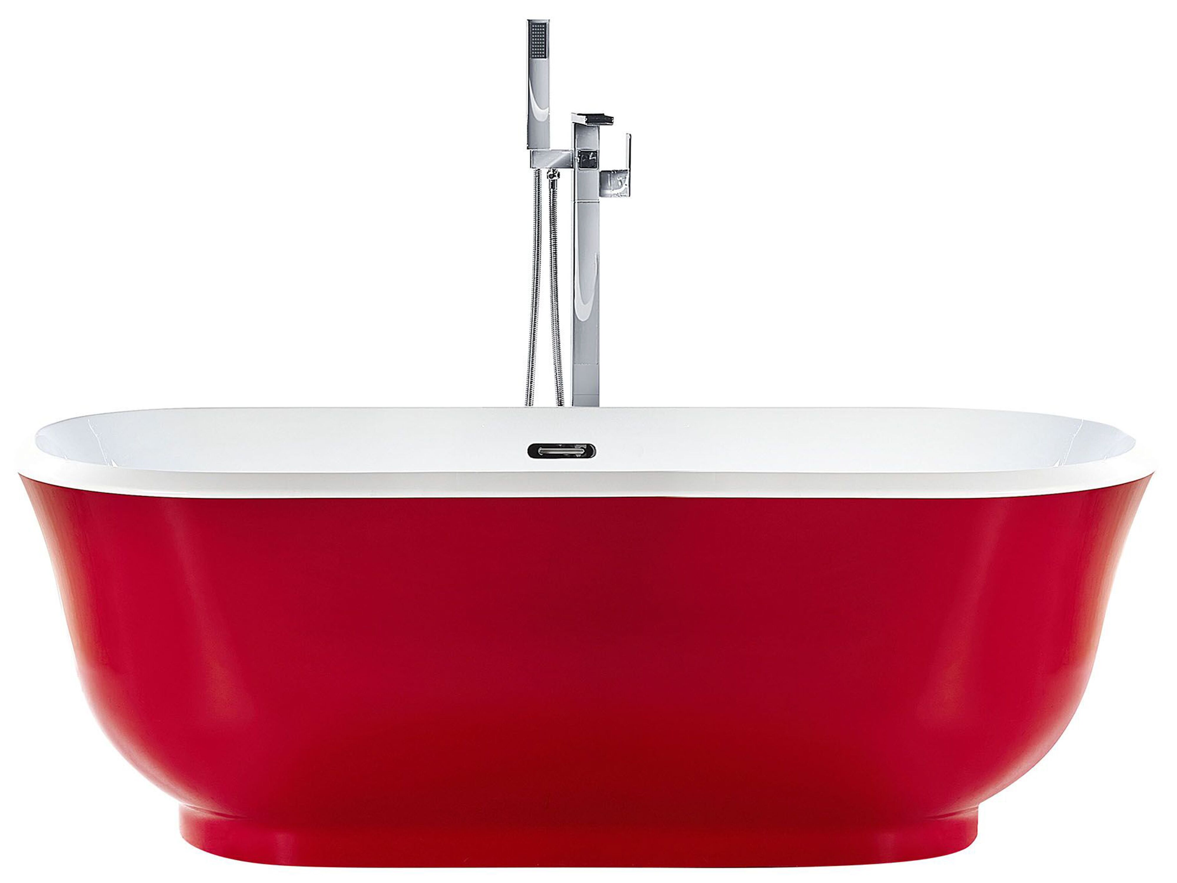 Freestanding Bathtub TESORO 1700 x 770 mm Red