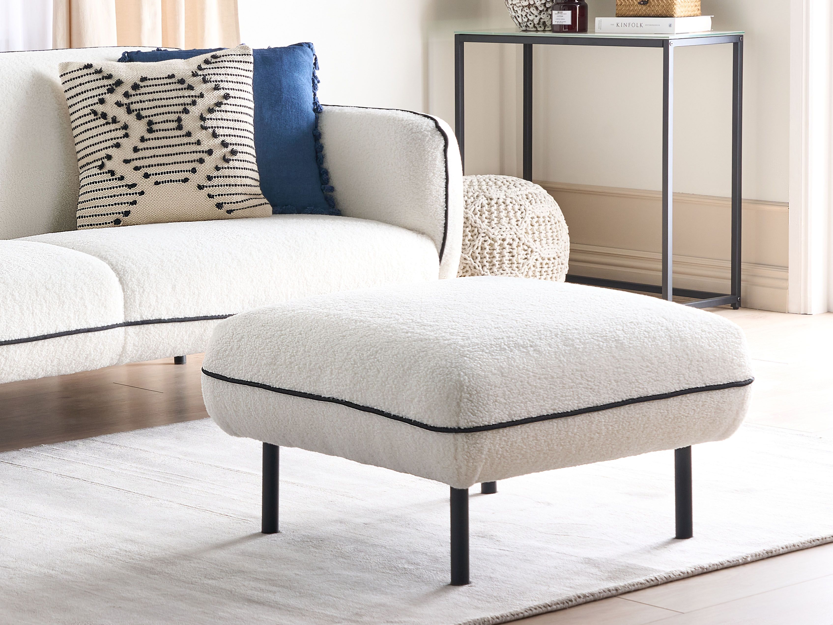 Ottoman TONSBERG Boucle White
