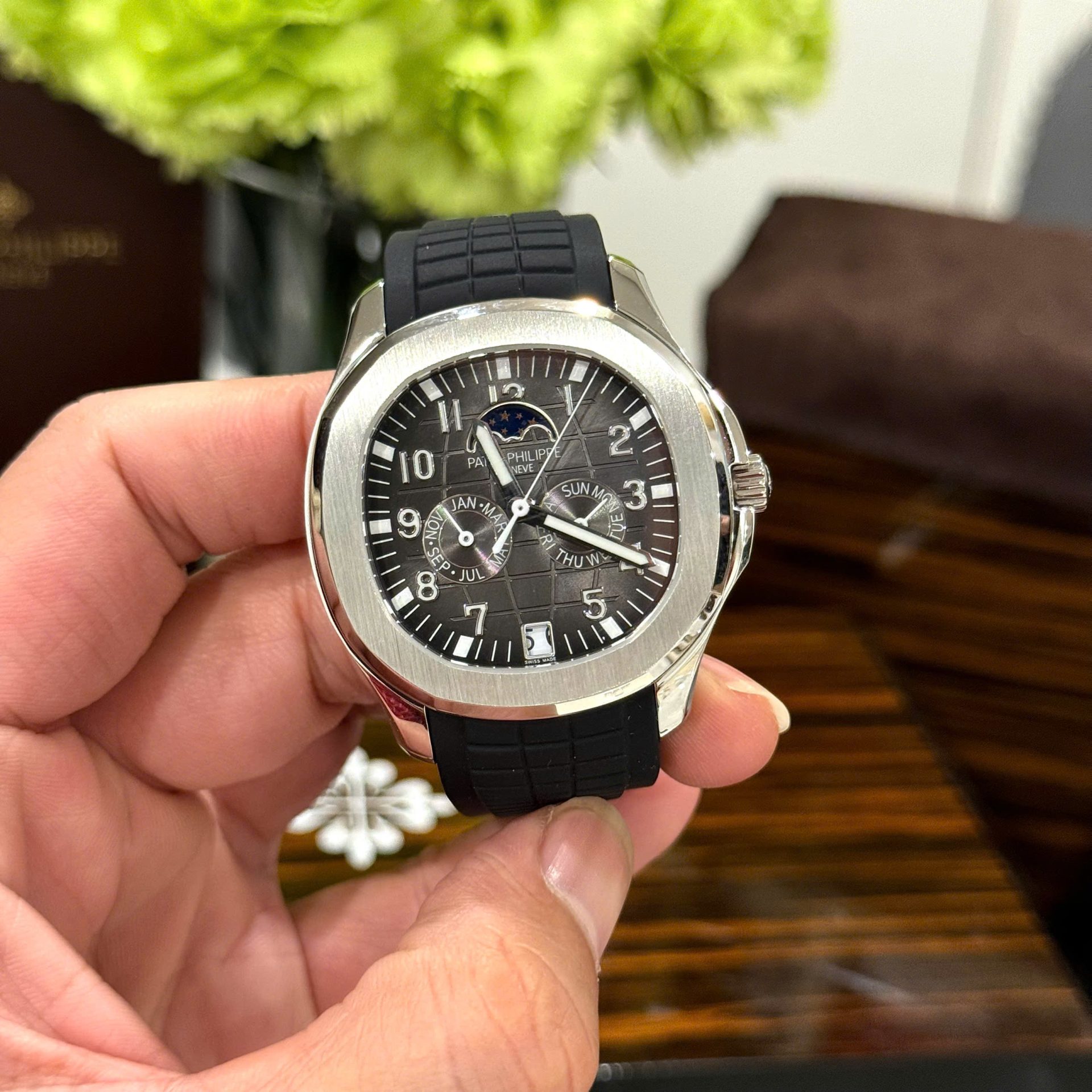 Patek Philippe Aquanaut 5261G Gray Dial Best Replica Watch Automatic Movement 40mm - Elite Watch Atelier