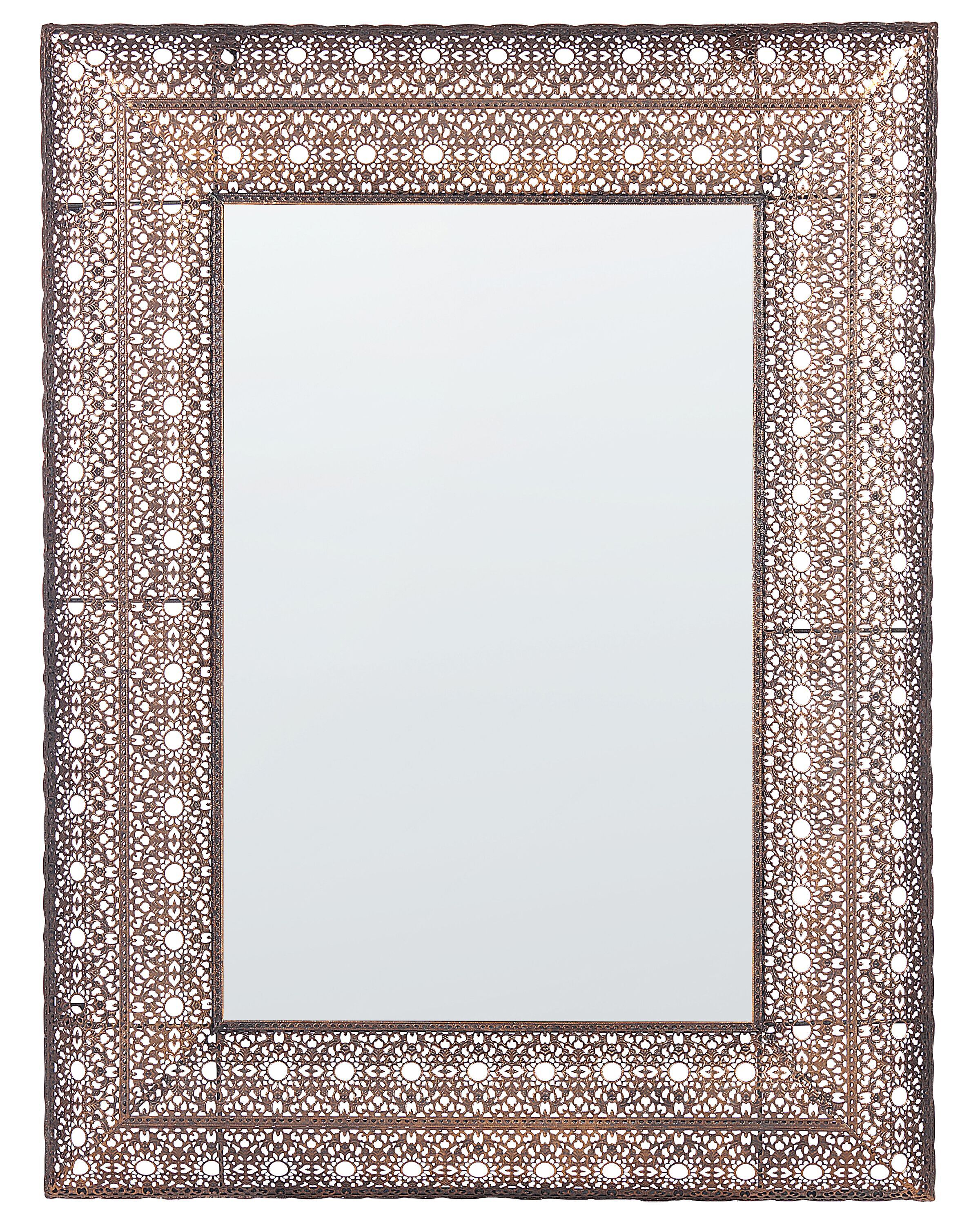 Wall Mirror DEHRADUN 69 cm 90 cm Metal Copper