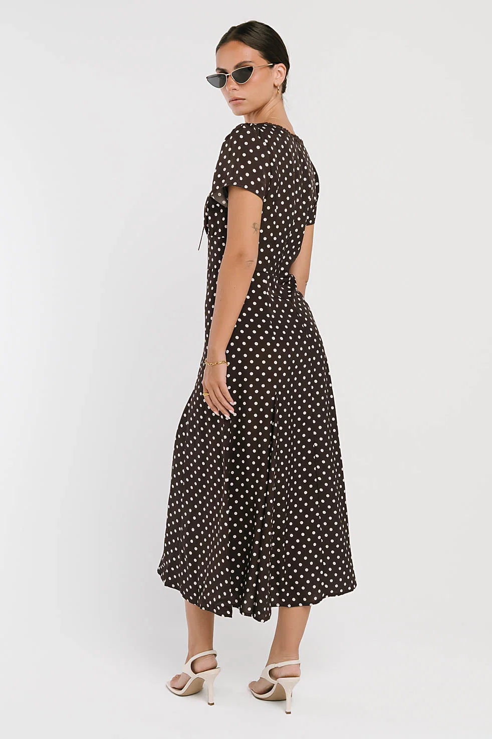 Fawn Polka Dot Maxi Dress