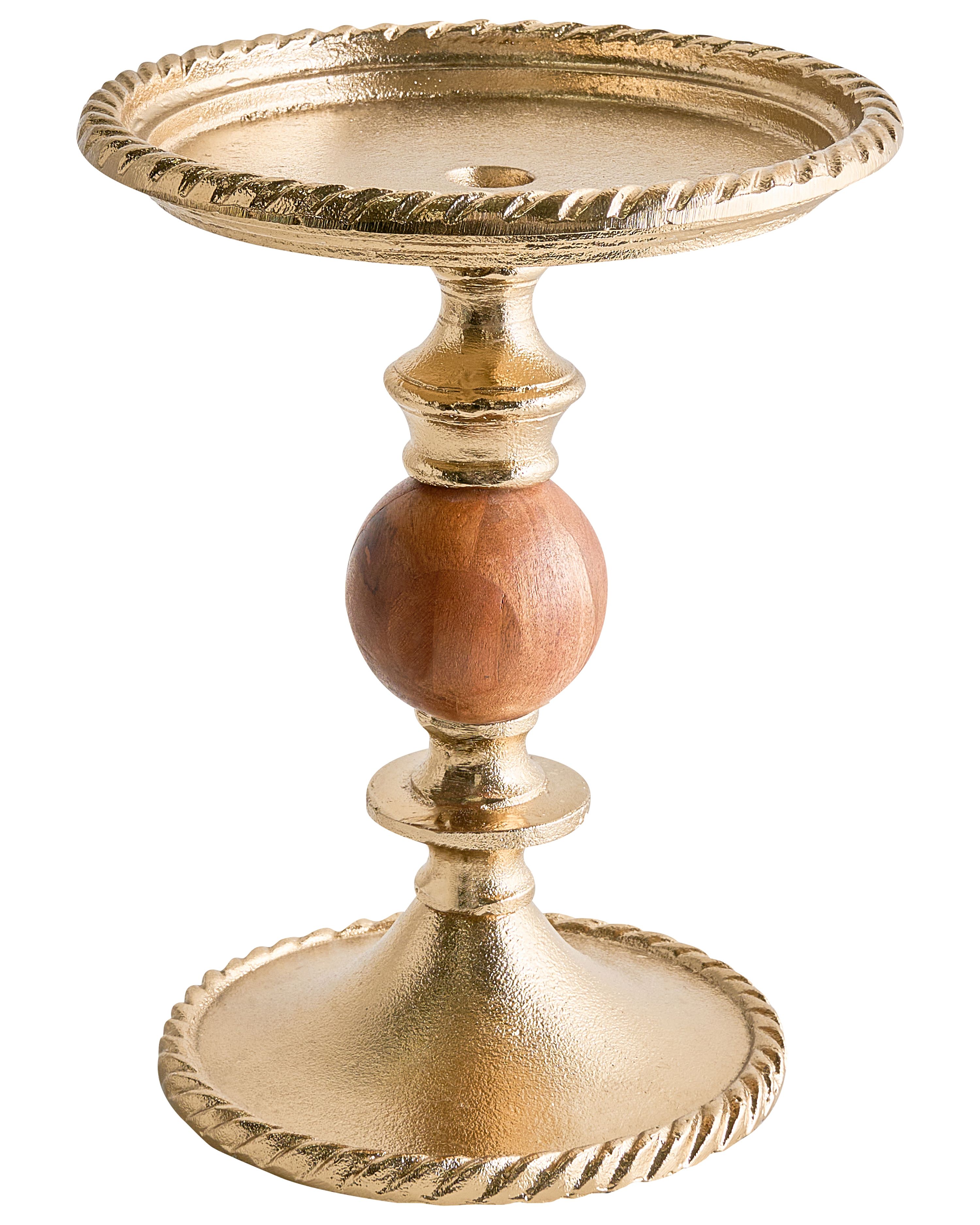 Candle Holder VODNO Metal 31 cm Gold