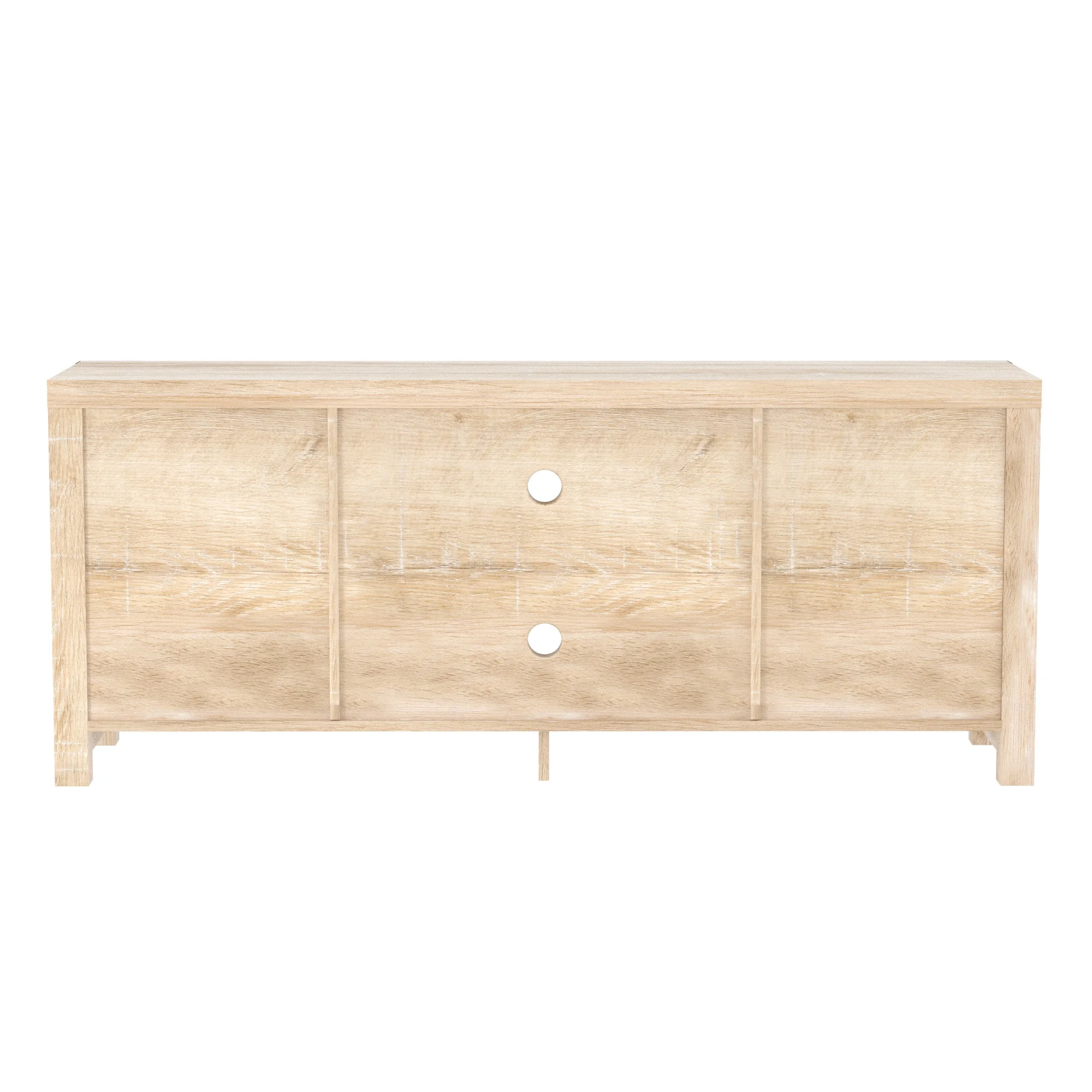 Walker Edison Modern Farmhouse Barn Door TV Stand for TVs up to 65", Grey Wash - Image 36