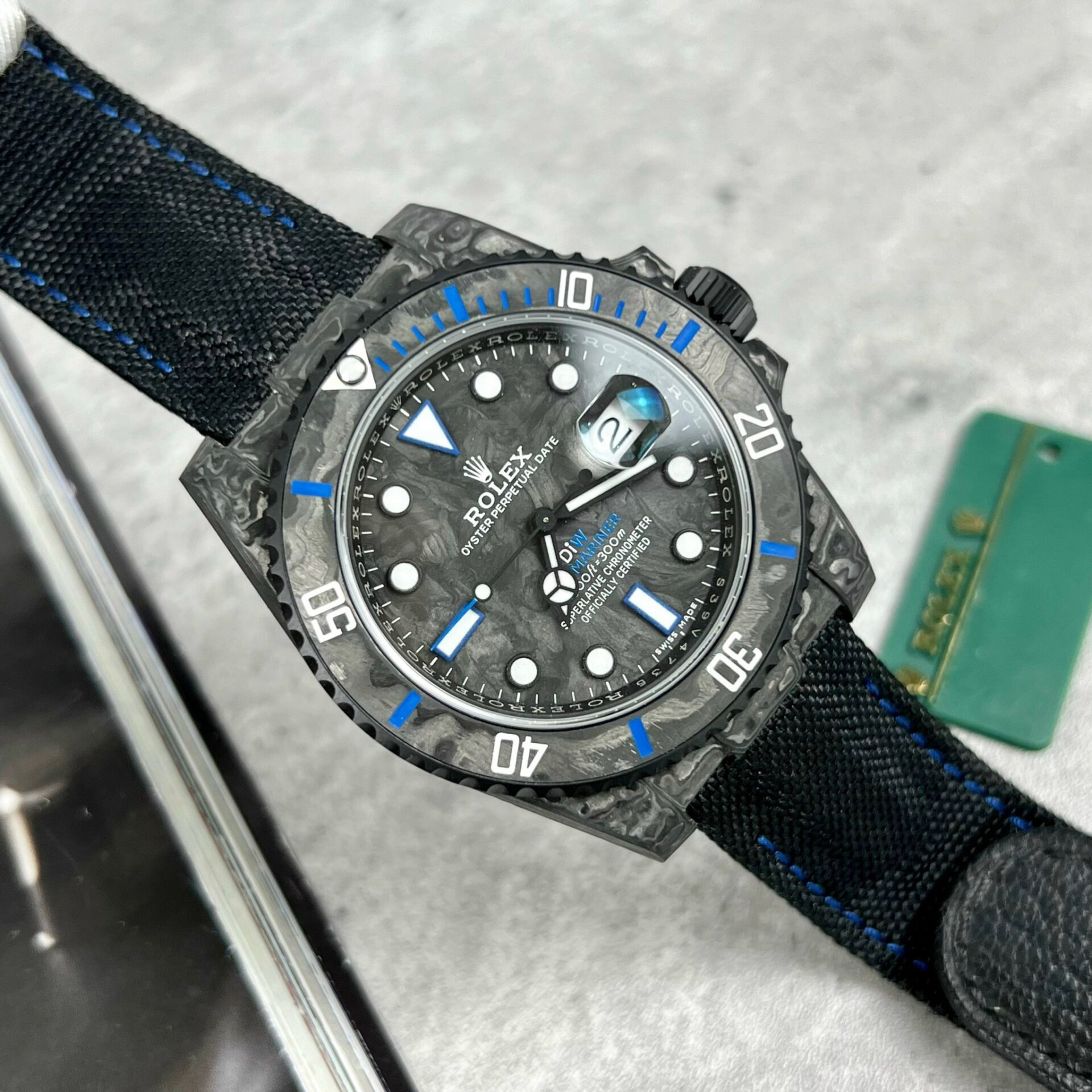 Rolex GMT-Master II Diw Replica 1:1 Watch Carbon Ultra Light 40mm - Top club