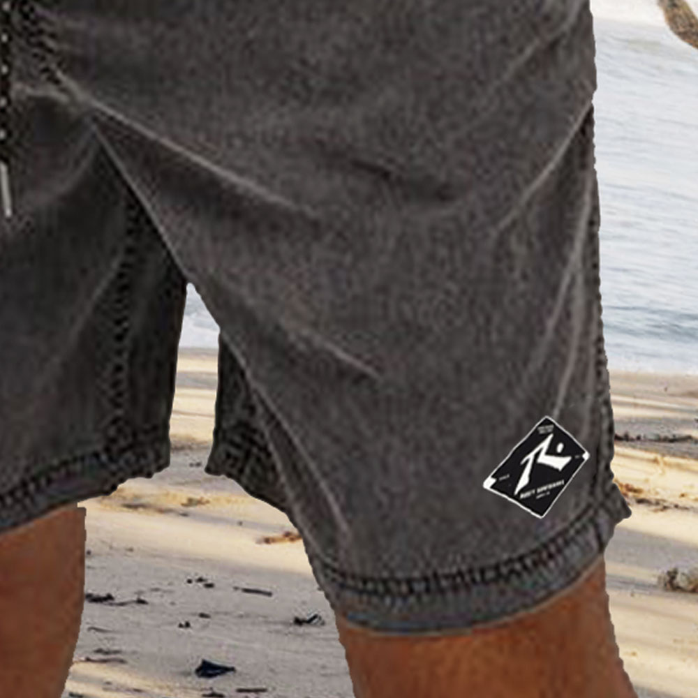 Men's Vintage Casual Rusty Surf Shorts