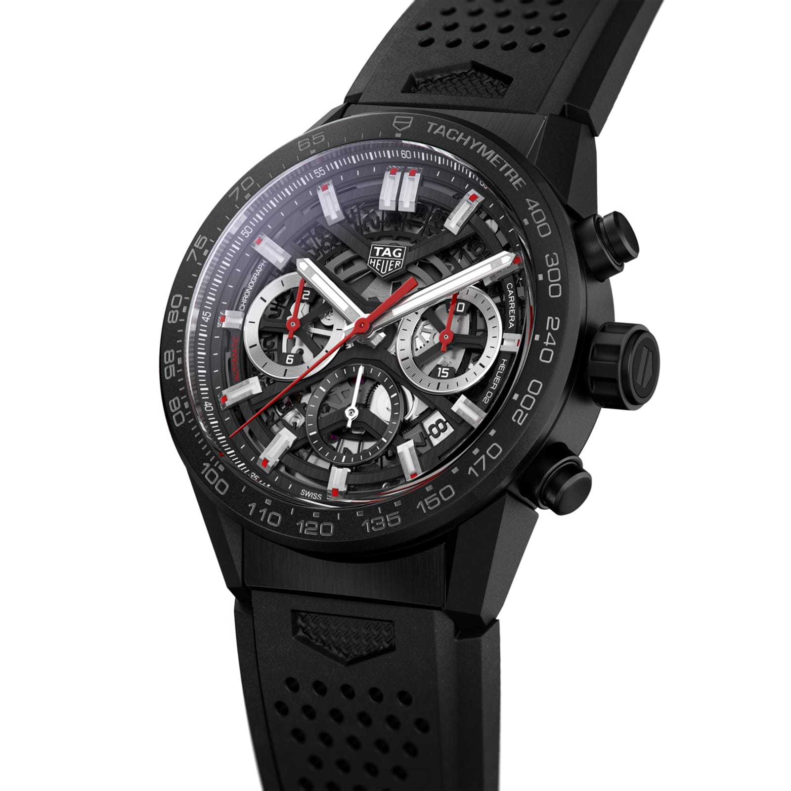 TAG Heuer Replica Watch Carrera Chronograph Automatic 43 mm Steel & Ceramic(1:1 replica) - Top club
