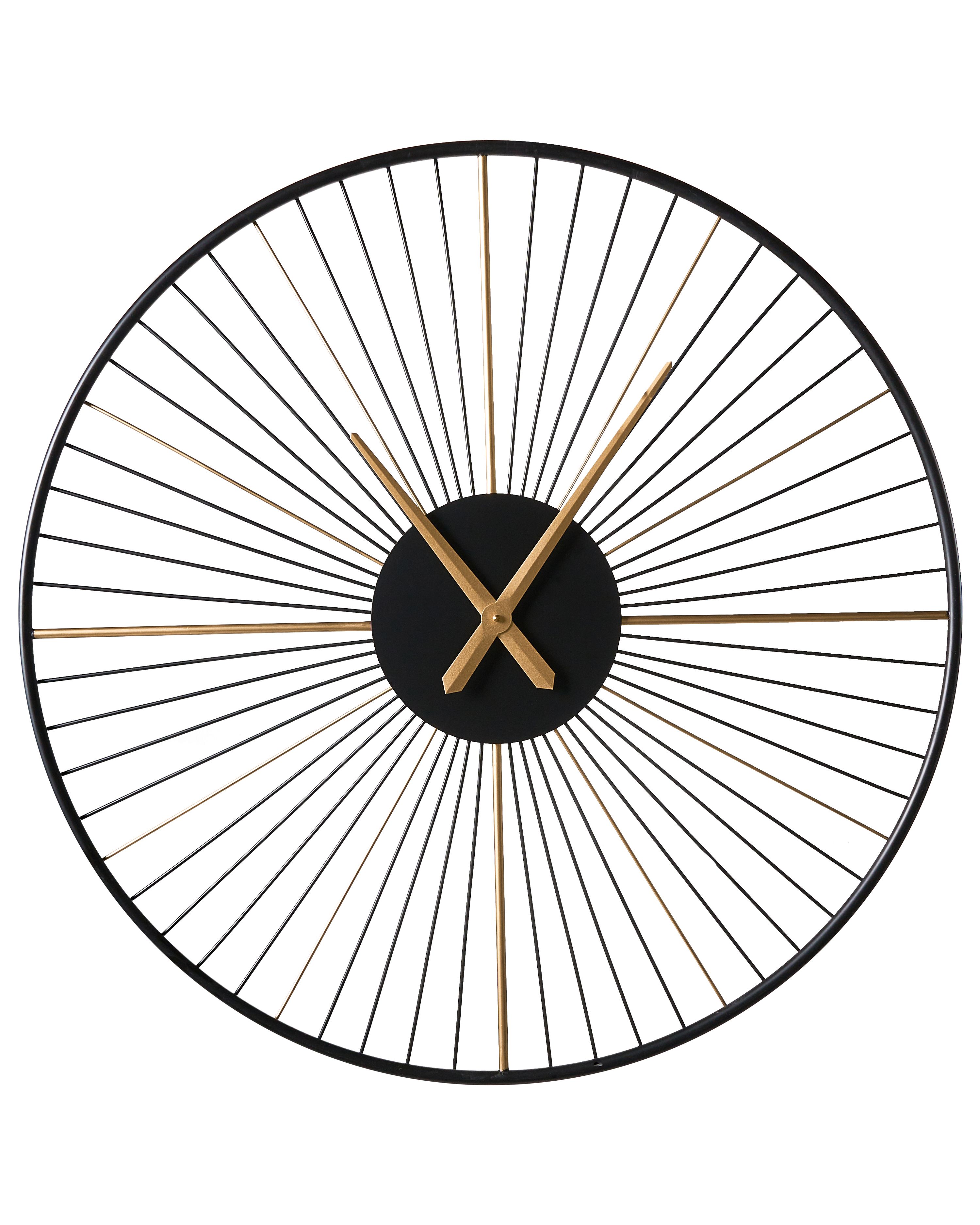 Wall Clock SAZAIS 80 cm Metal Black