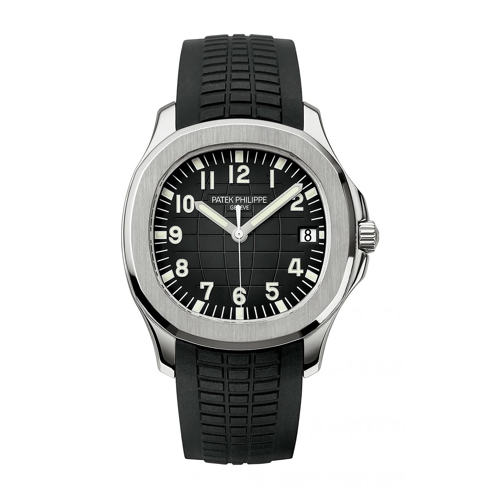 Fake Patek Philippe Replica Watch Aquanaut Date Sweep Seconds Stainless Steel Black Dial 5167A-001 3KF(1:1 replica) - Top club