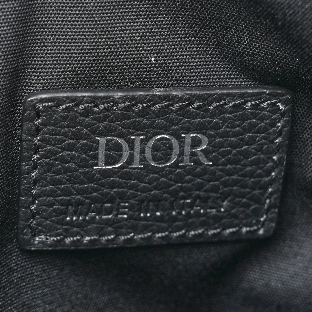 Black Grained Leather Dior Saddle Bag – Mirror Quality Replica