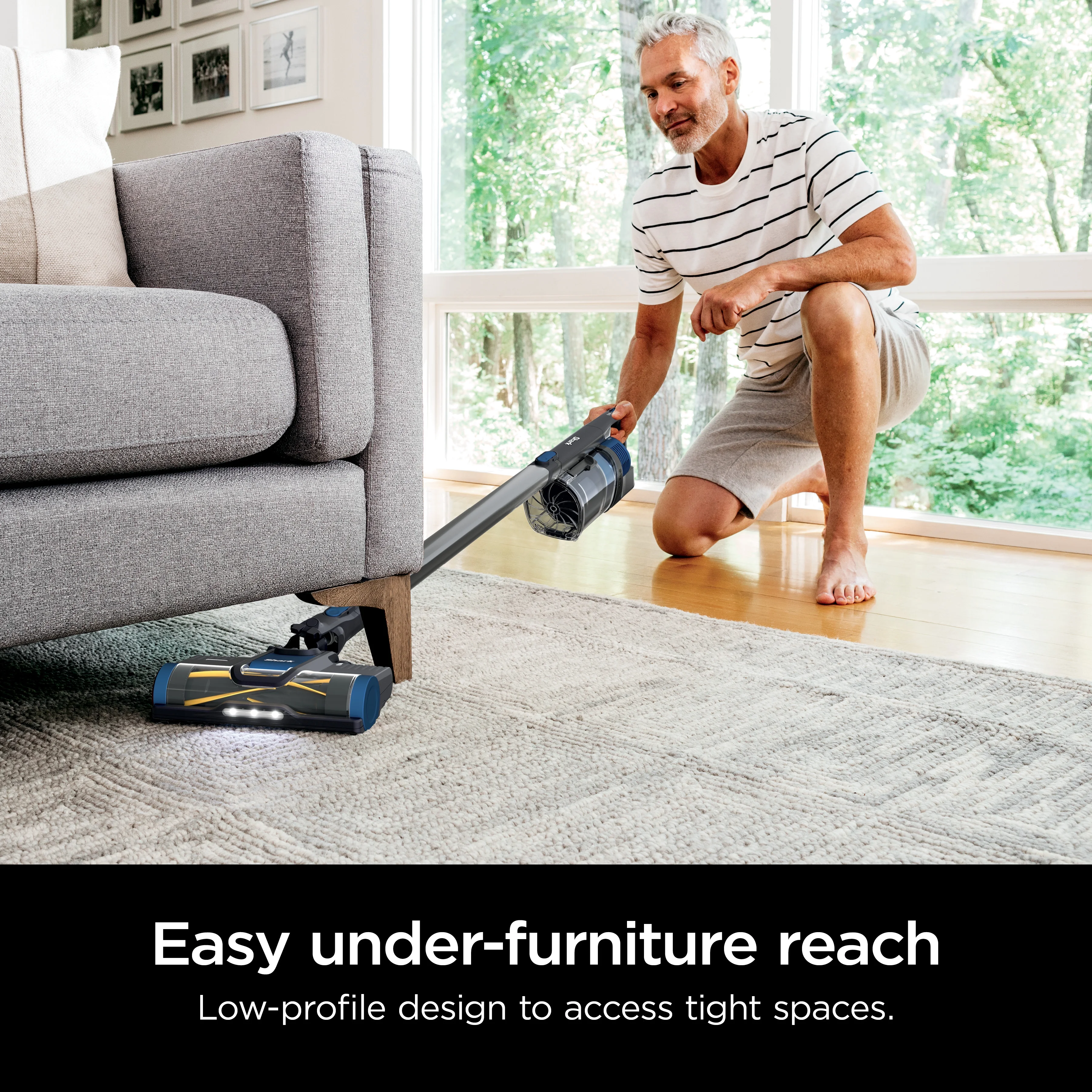 Shark Pet Pro Cordless Stick Vacuum Cleaner with Powerfins Brushroll, 40-Min Runtime, WZ250 - Image 6
