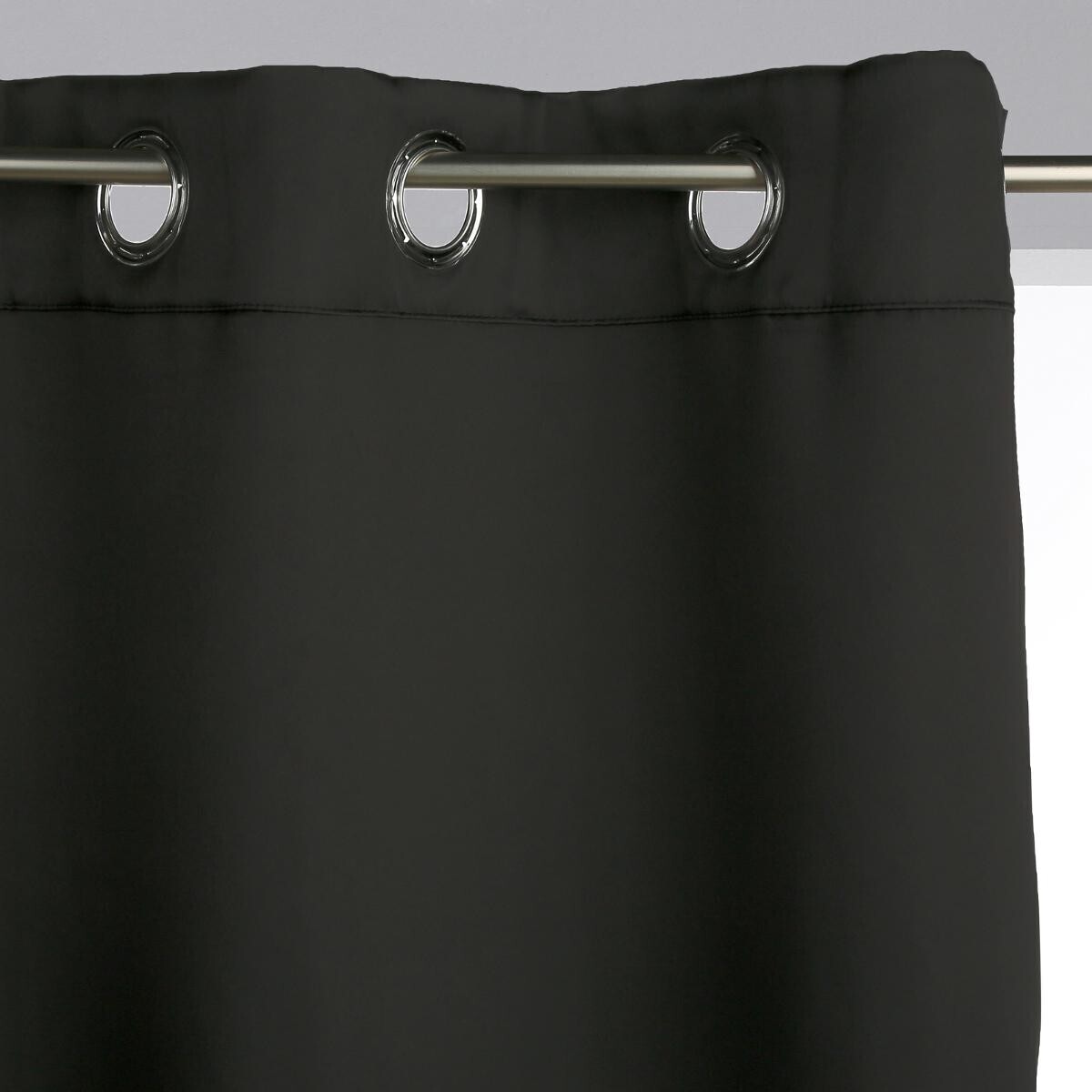 Set of 2 blackout curtains Black, 135x240 cm