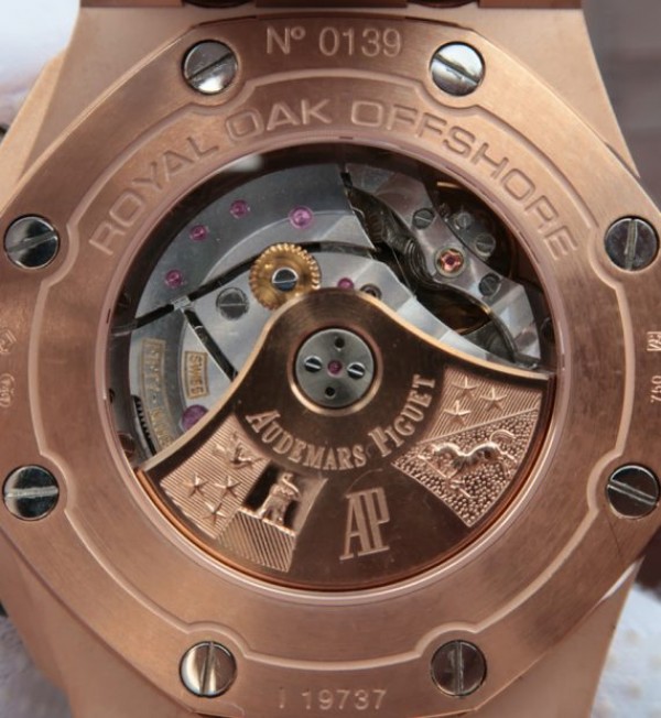 Replica Audemars Piguet JF Royal Oak Offshore 26470OR Gold Theme Leather Strap A3126 - Top club