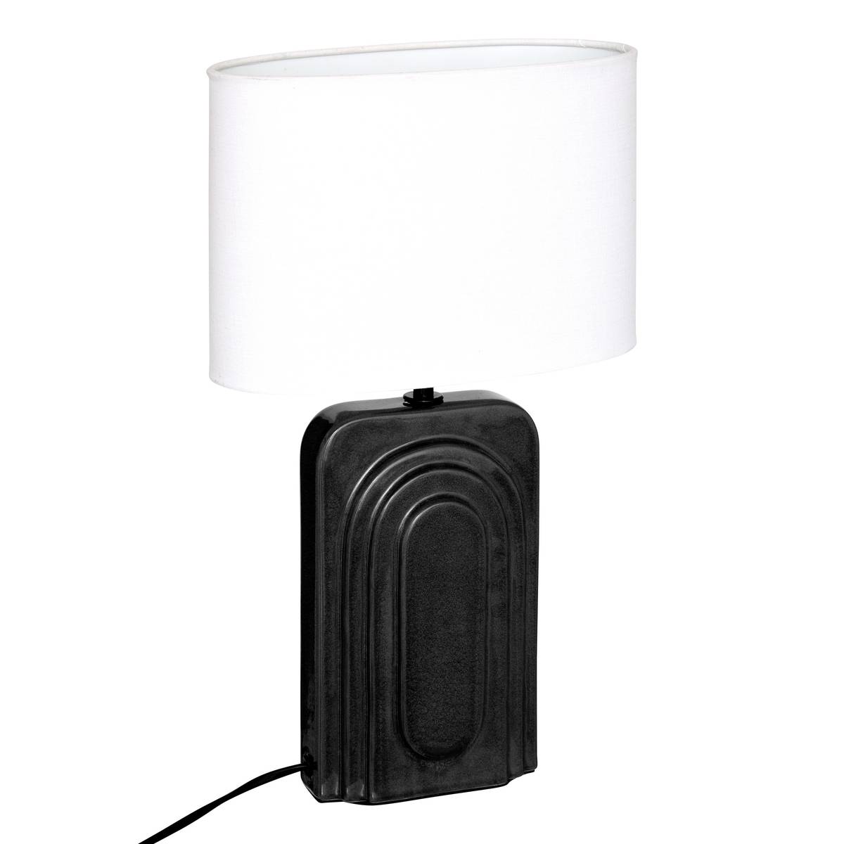Lamp "Monia" Black, H.42 cm