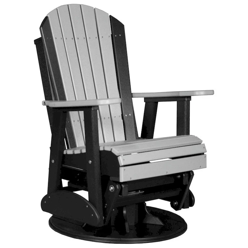 Poly Lumber Adirondack Swivel Glider Chair - 30W x 28D x 44H - Image 31 Poly Lumber Adirondack Swivel Glider Chair - 30W x 28D x 44H - Image 31
