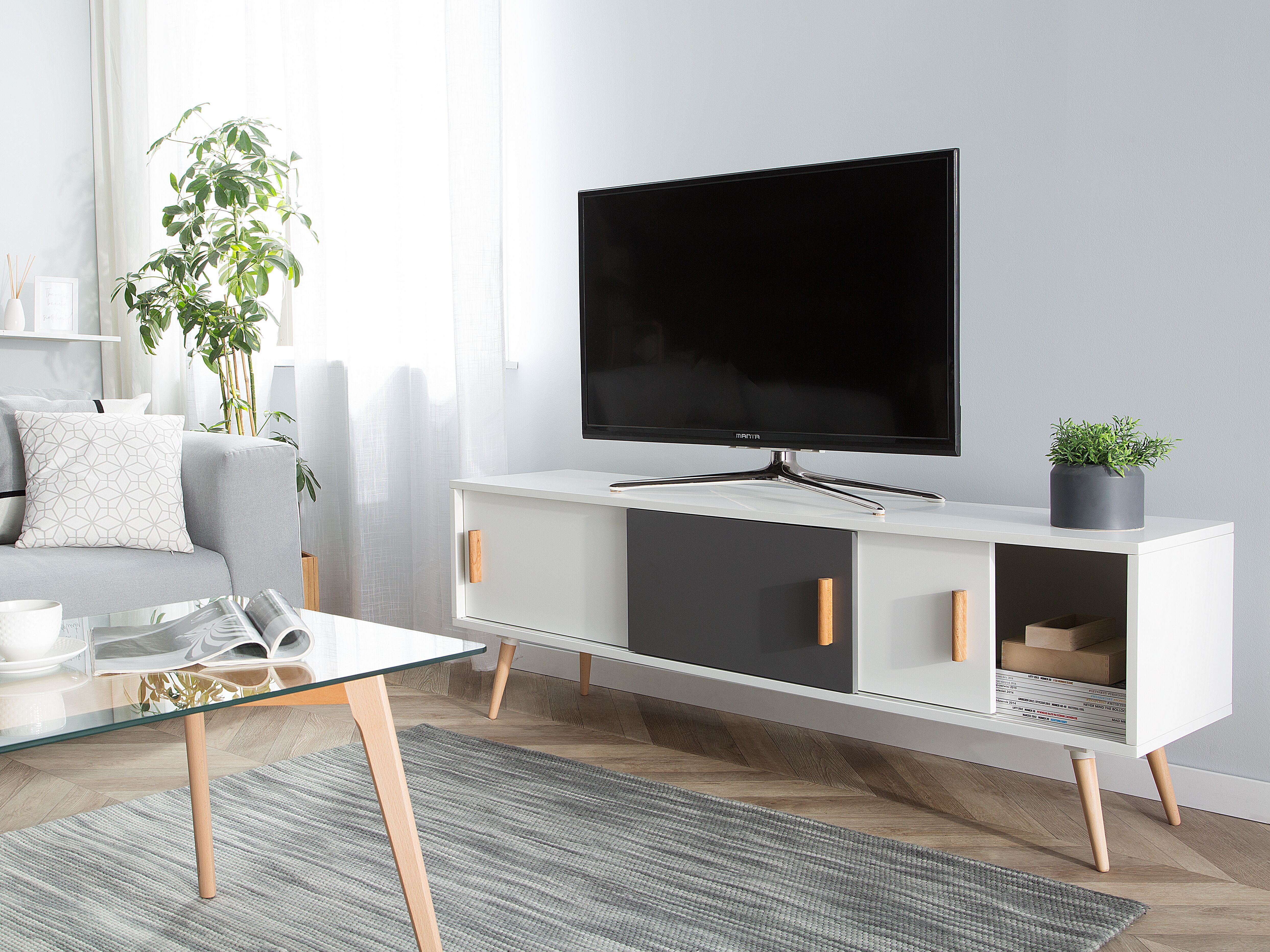 TV Stand INDIANA White