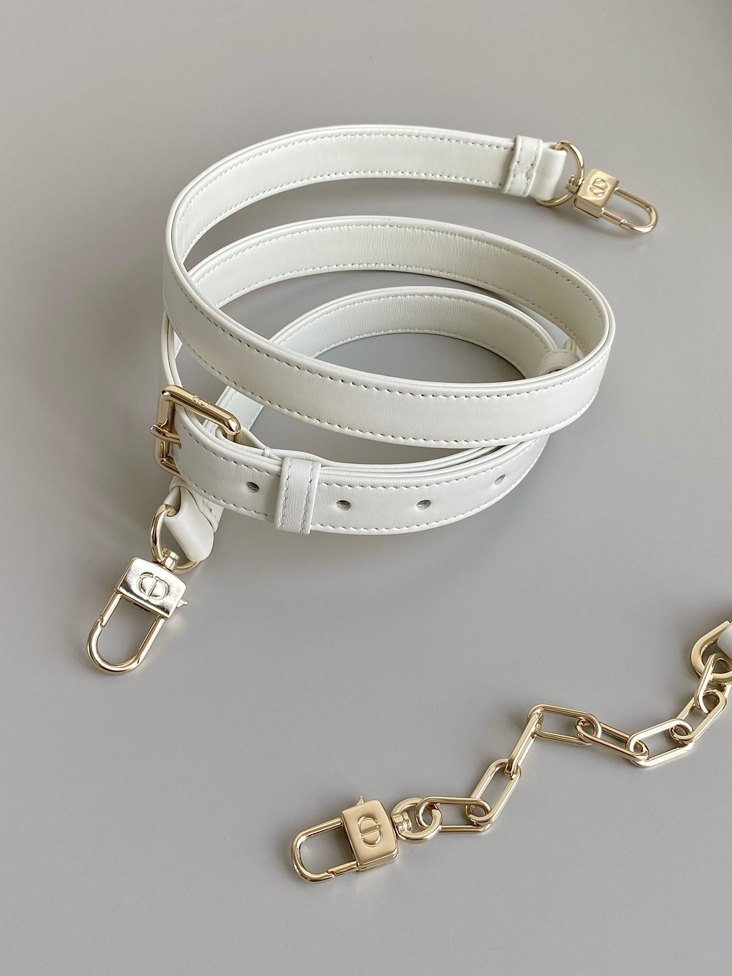 Small Lady D-Joy Bag White/Pink/Black For Women 9in/22cm M0613ONGE_M0301:1High-quality replica