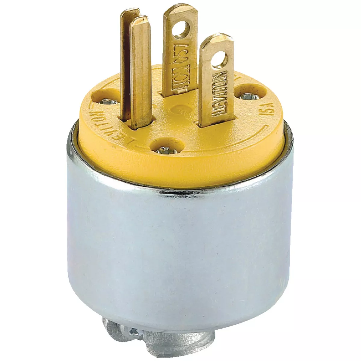 Leviton 15A 125V 3-Wire 2-Pole Armored Cord Plug