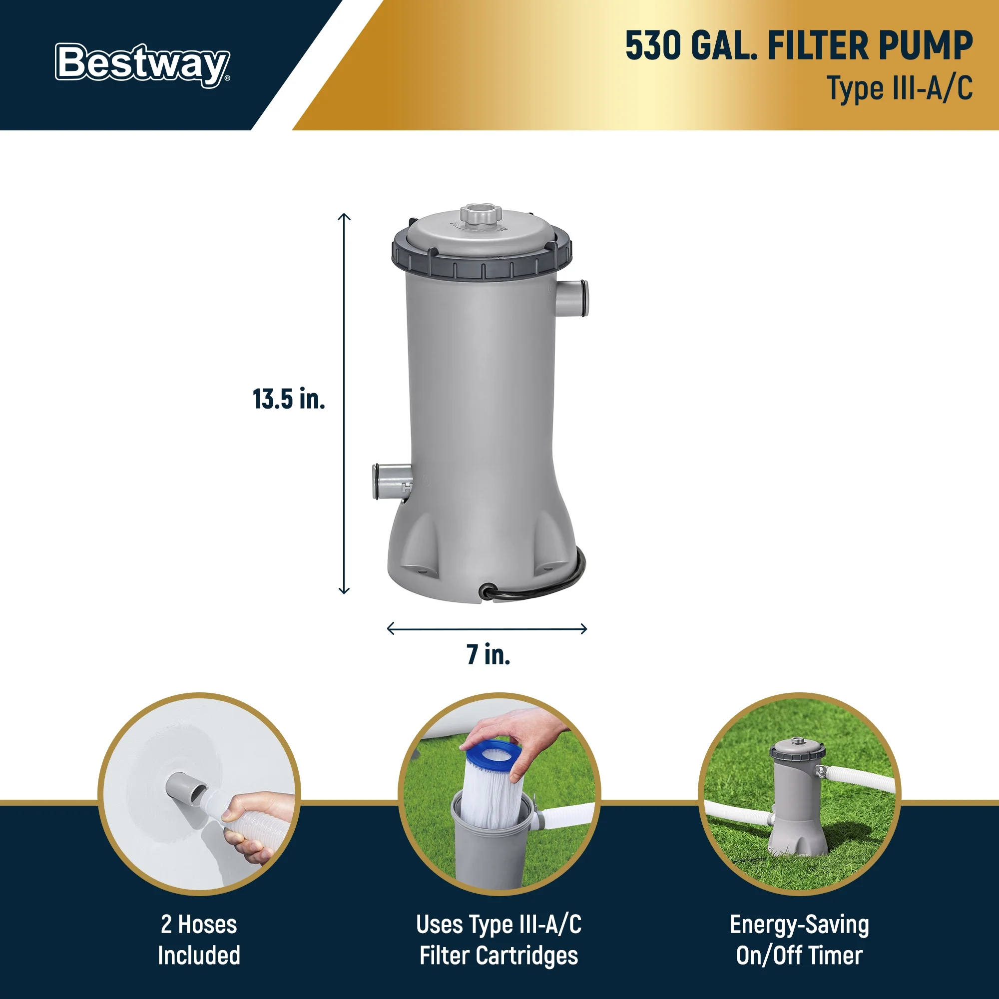 Bestway Steel Pro MAX 10' x 30" Above Ground Pool Set Round - Image 29