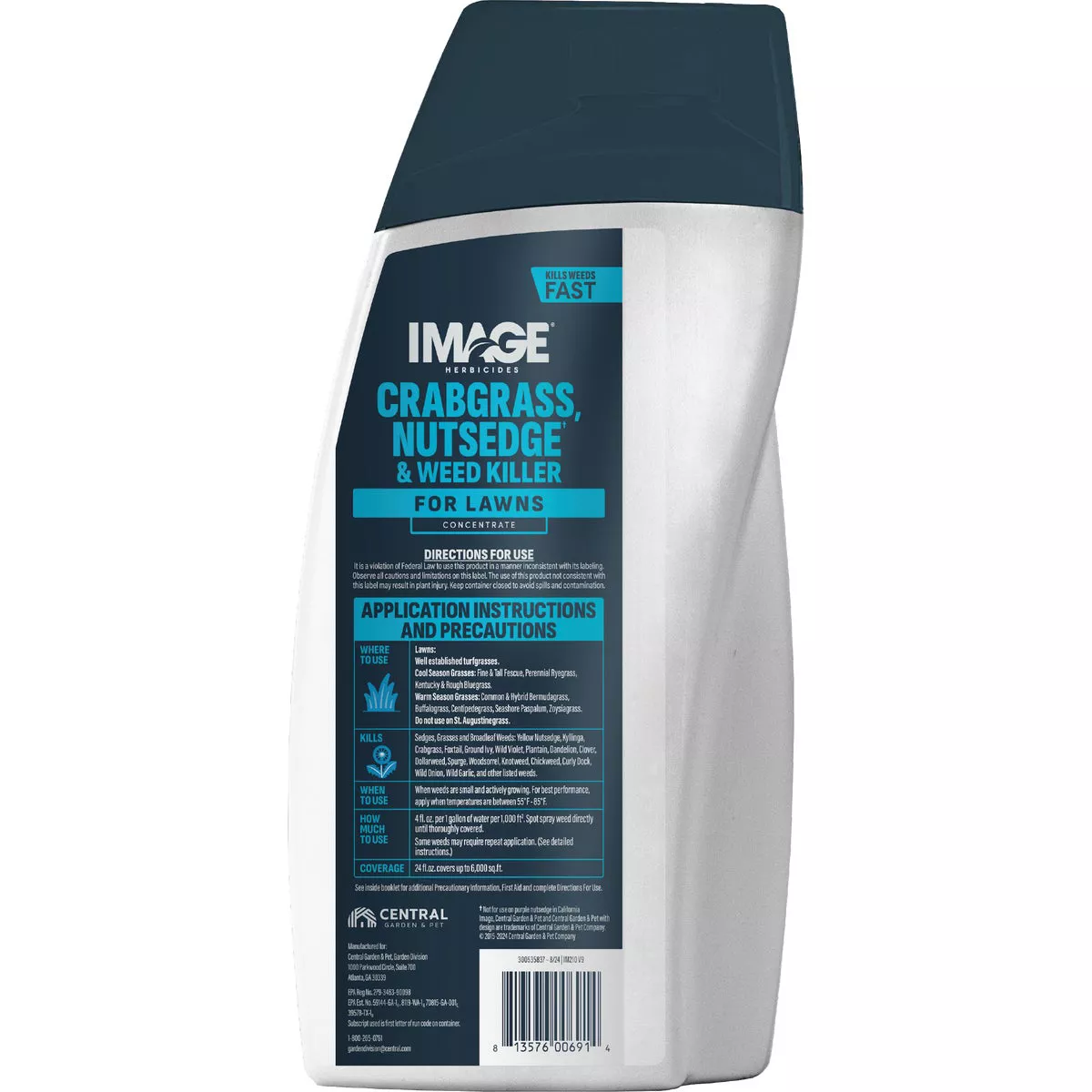 Image 24 Oz. Concentrate Crabgrass Nutsedge Lawn Weed Killer