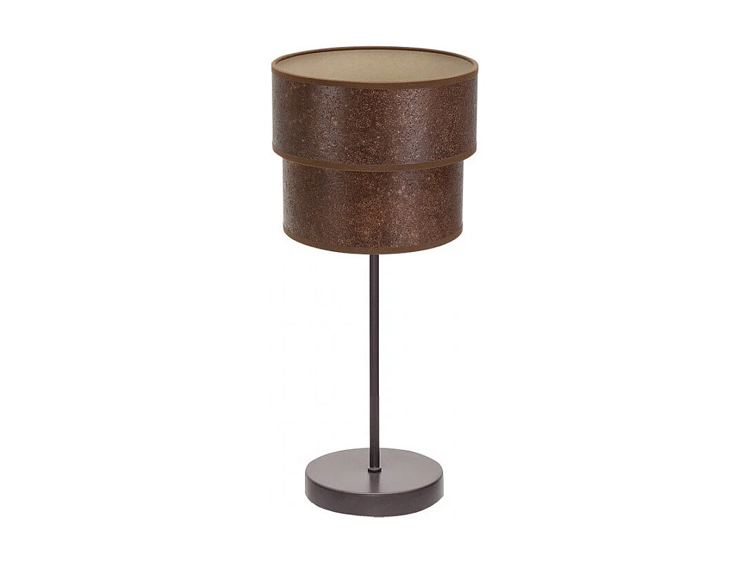 Modèle de bureau brun/oxyde Smile 1xE14 FABRILAMP