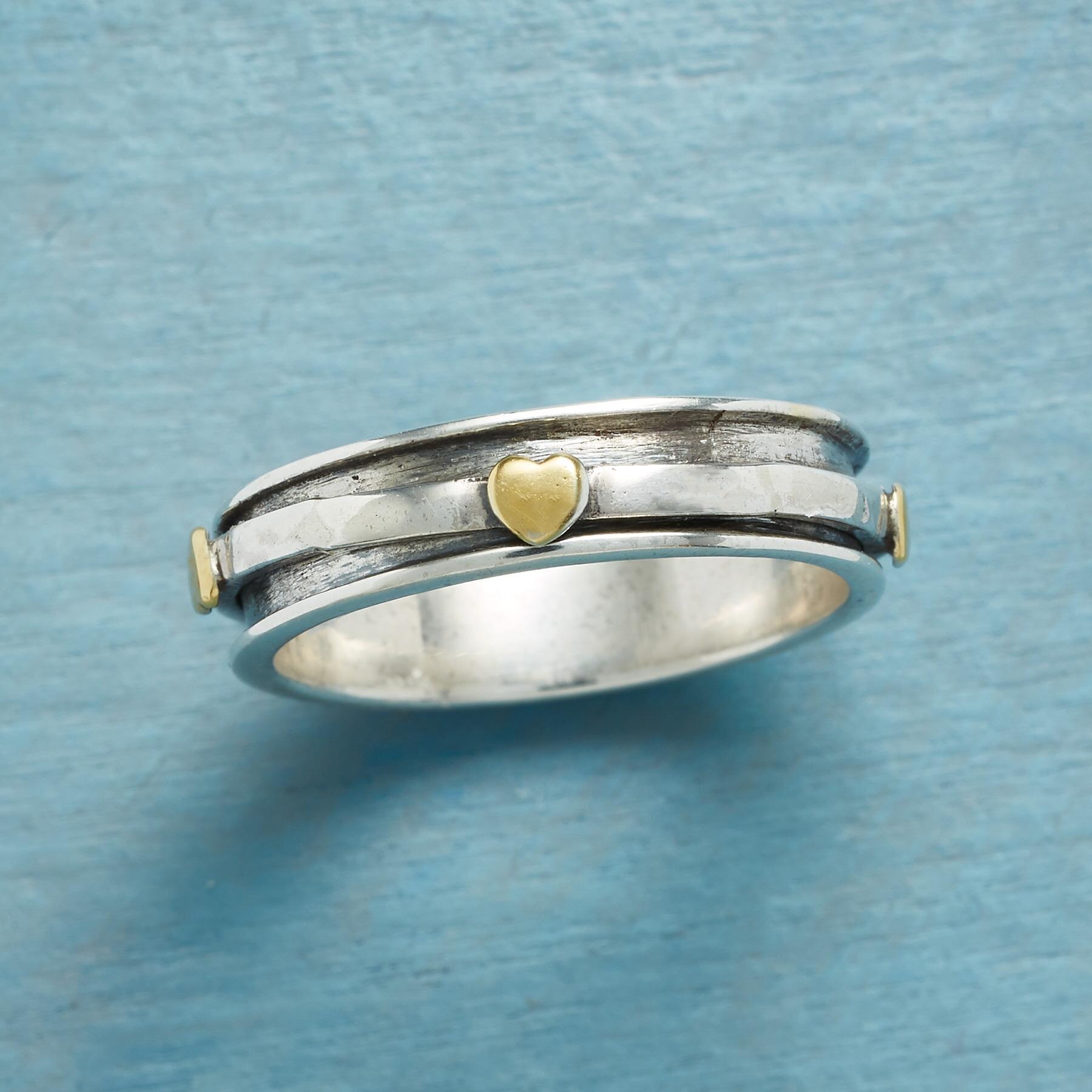 Golden Hearts Ring - Sundance Clothing