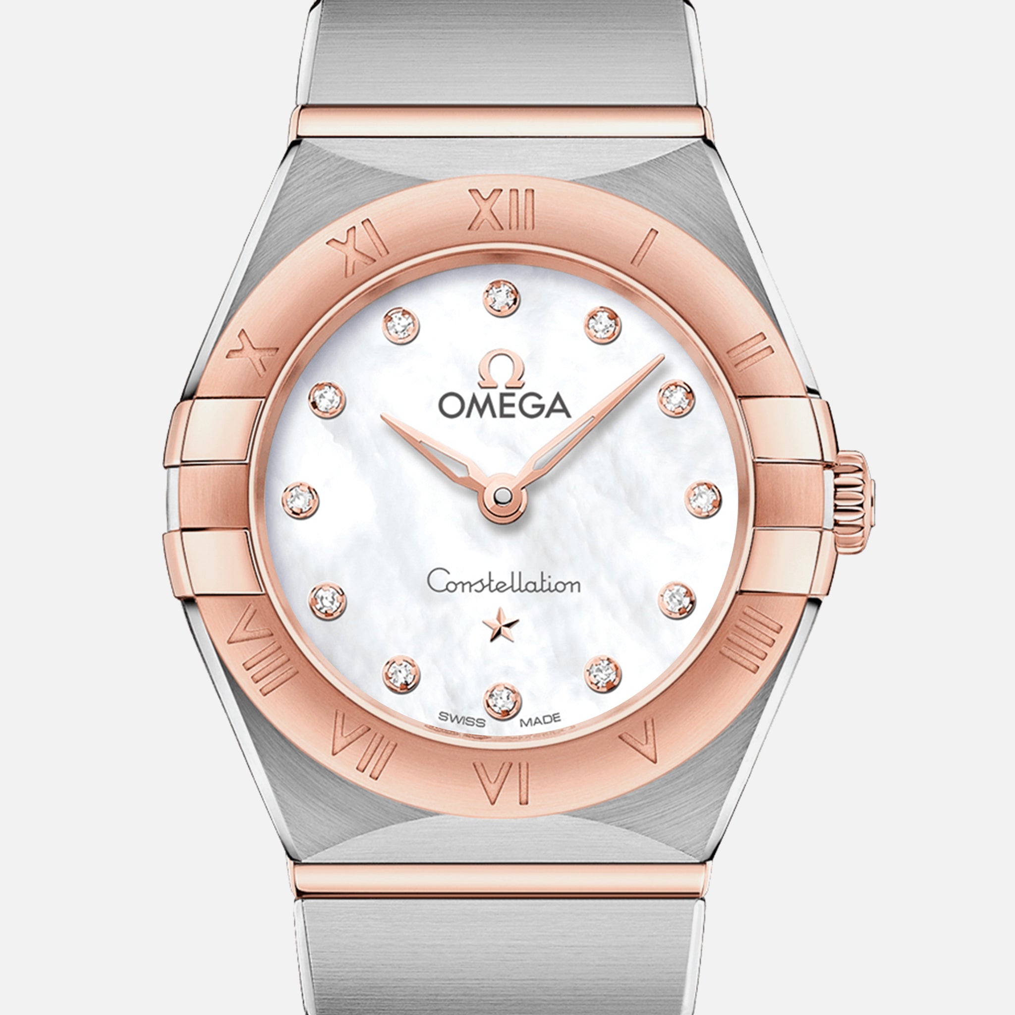 Constellation Quartz 25mm Sedna Gold Two-Tone With Mother-Of-Pearl Dial And Diamonds(1:1 replica) - Top club