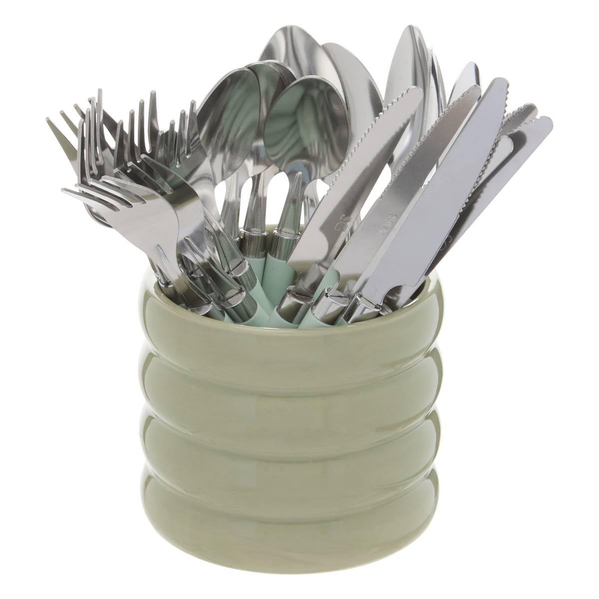 Cutlery Set "Elsa" Dolomite, Green