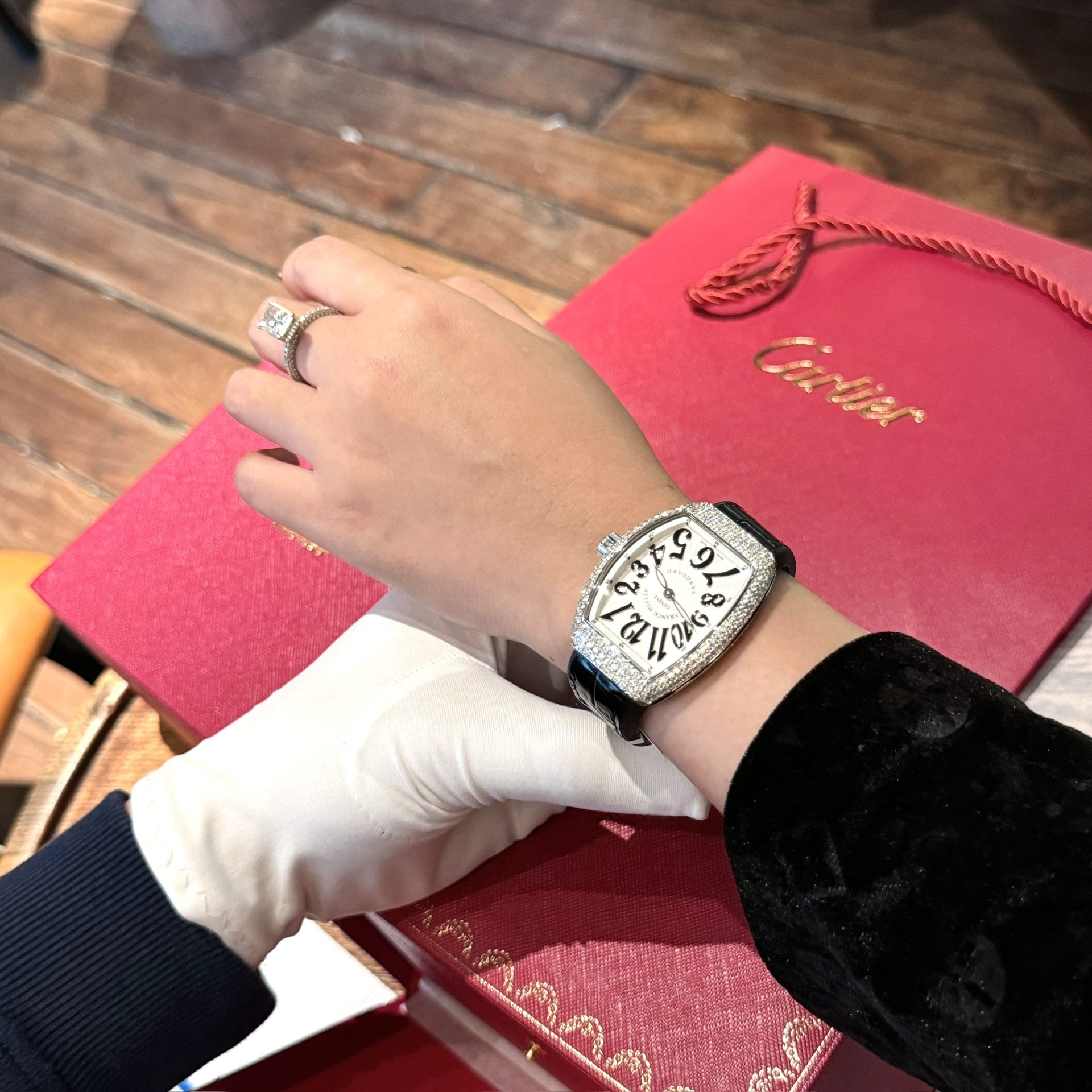 Franck Muller V32 Best Replica Watch Diamonds Moissanite Custom 36mm - Top club