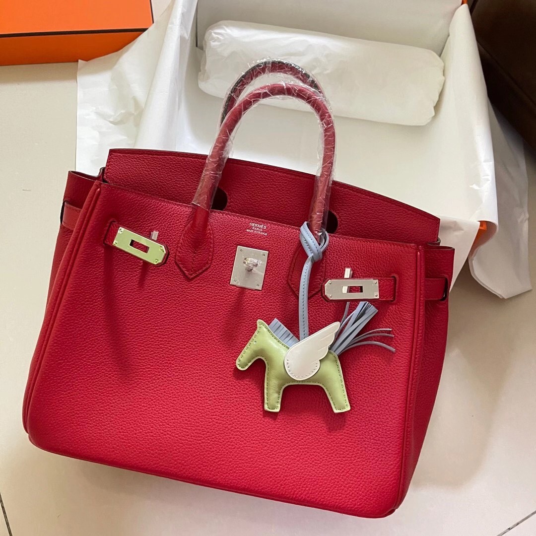 Hermes Birkin 30cm Togo Leather Silver Hardware