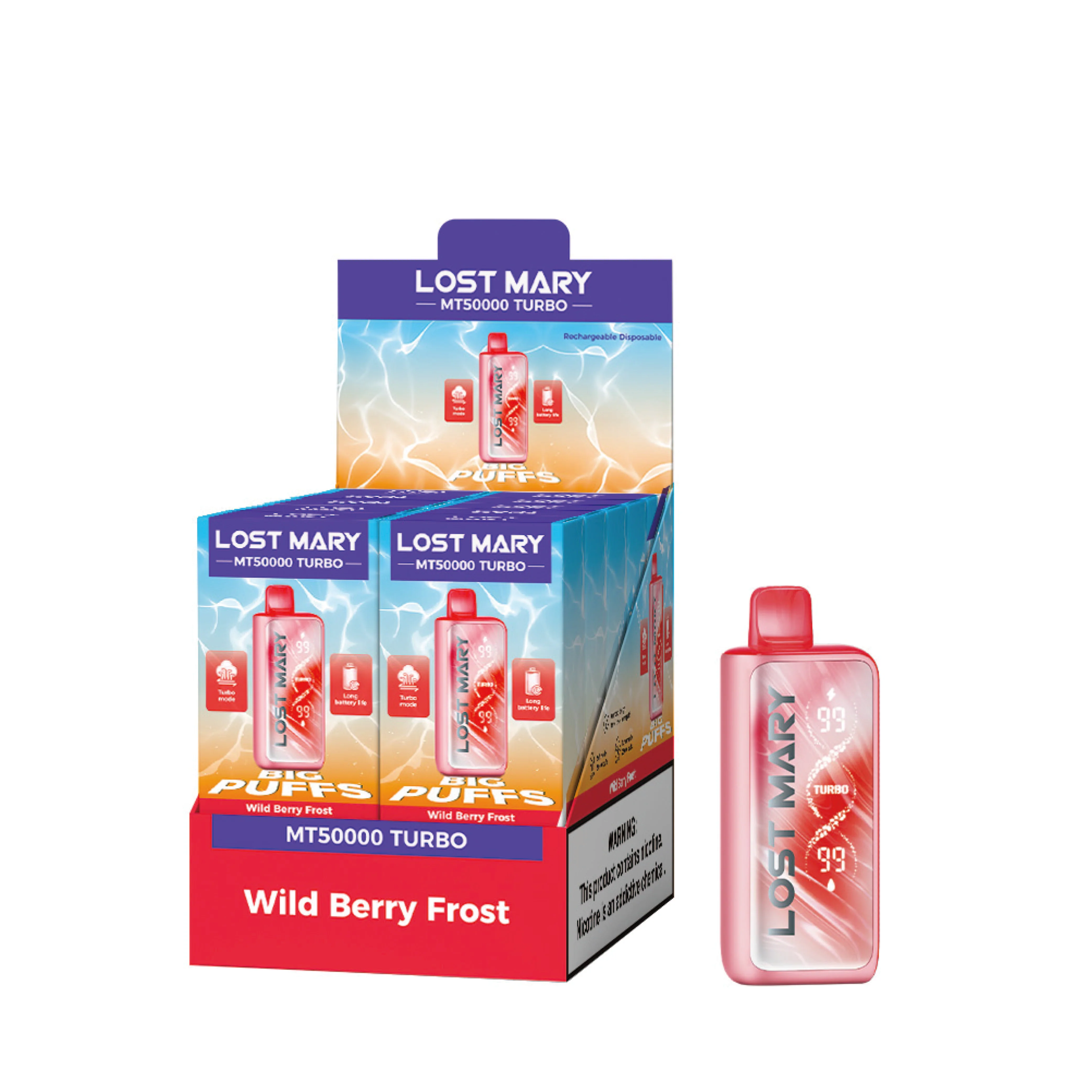 LOST MARY MT50K Turbo vape usa e getta ricaricabile (tutti i gusti)