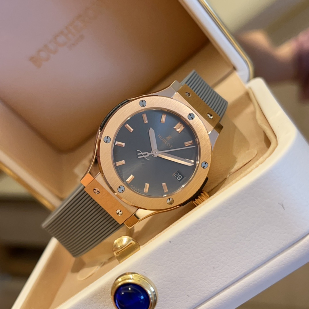 Hublot Classic 33mm High-End Women's Watch(1:1 replica) - Elite Watch Atelier