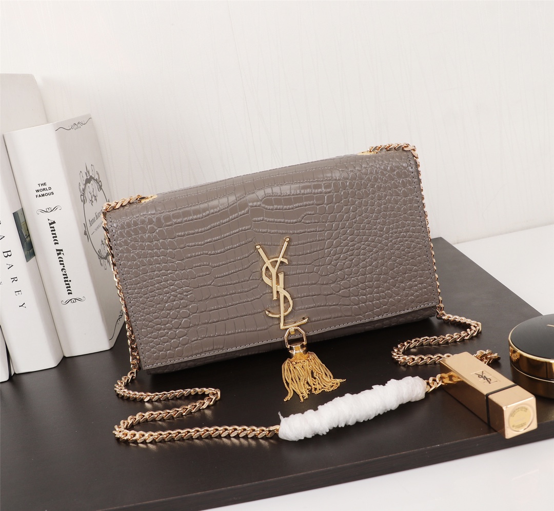 Replica Ysl Kate Medium Bag With Gold Tassel- 4Colors1:1High-quality replica