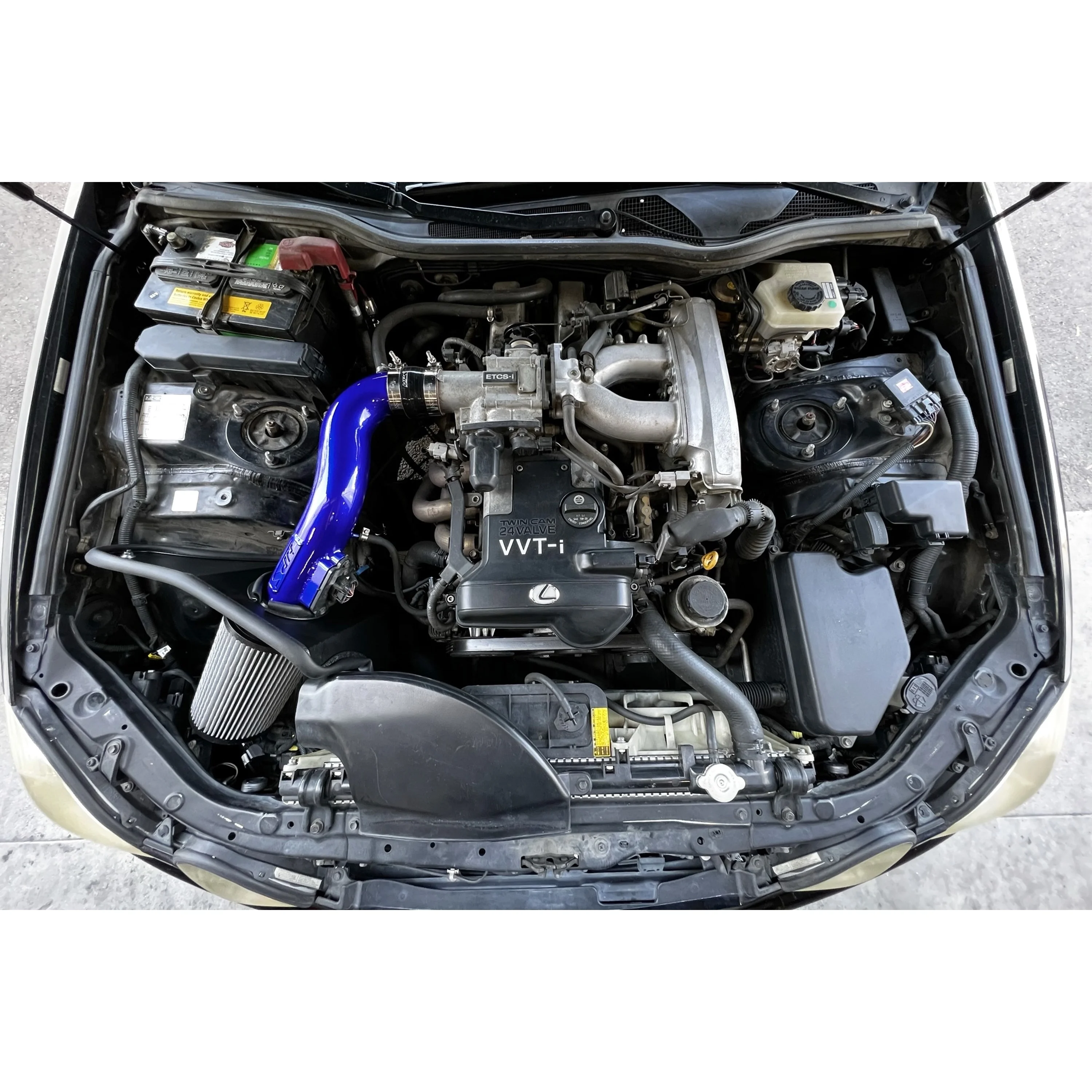 HPS Performance Performance Air Intake Kit for 1998-2000 Lexus GS300 3.0L, Polished - Image 4