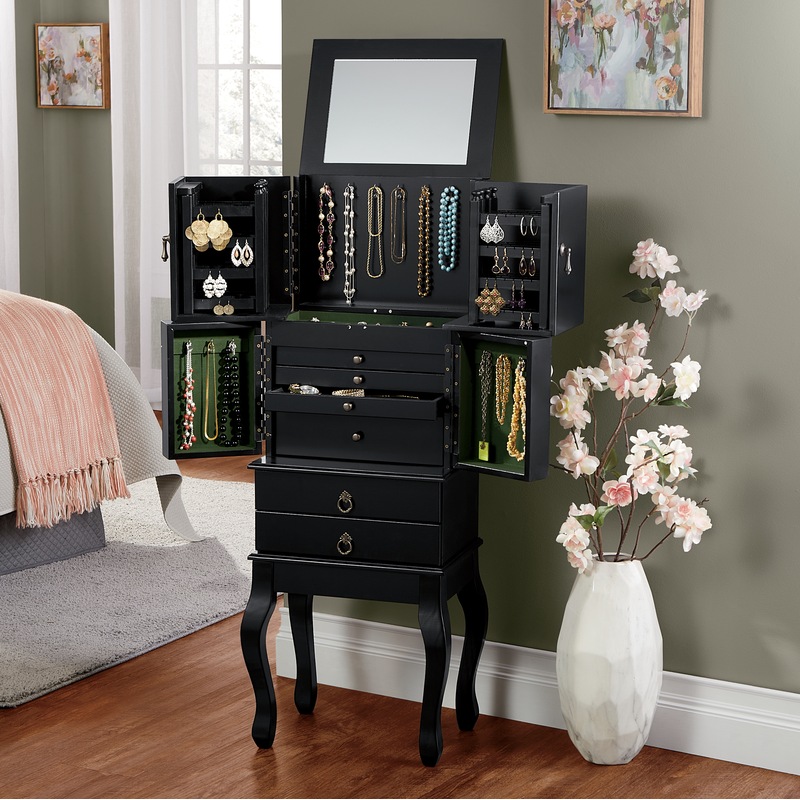 Camille Jewelry Armoire - MIDNIGHT VELVET CATALOG