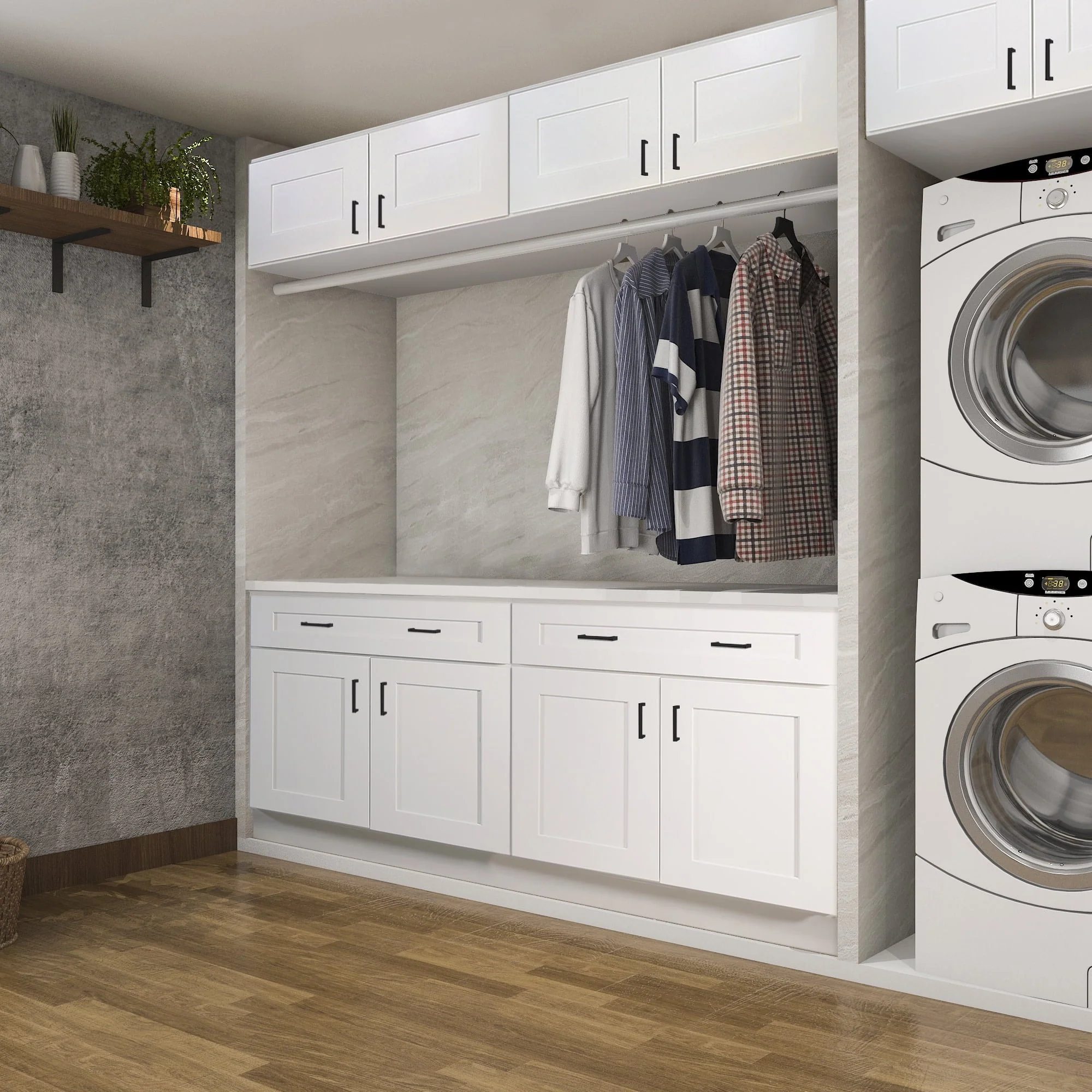 Design House 561621 Brookings Unassembled Shaker Wall Kitchen Cabinet 30x12x12, White - Image 14