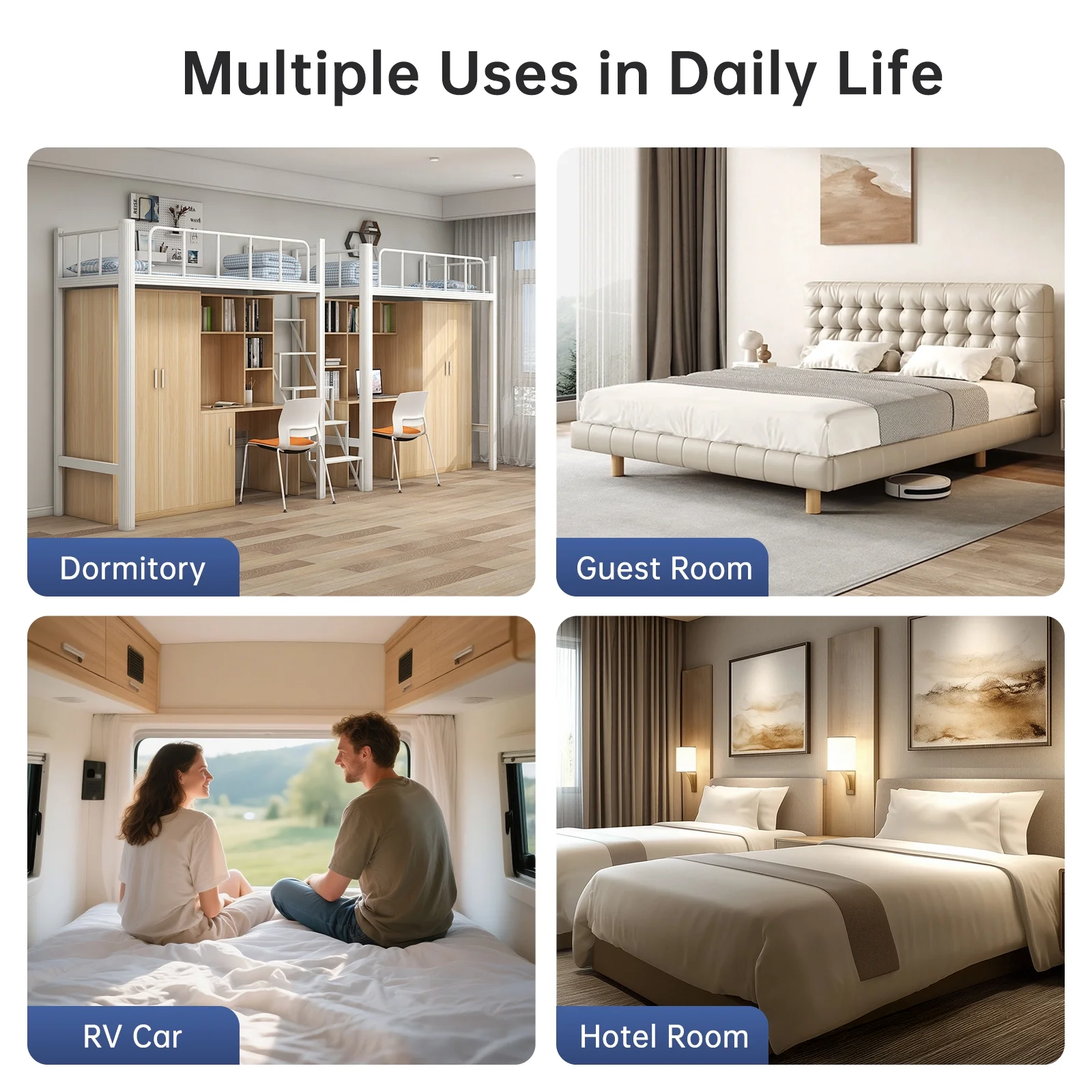 BabyQueen Twin Size Mattress 6" Medium Firm Gel Memory Foam Twin Mattress for Pressure Relief, Bed in a Box, Breathable Cooling Layers, Certified Safe Materials - Image 12
