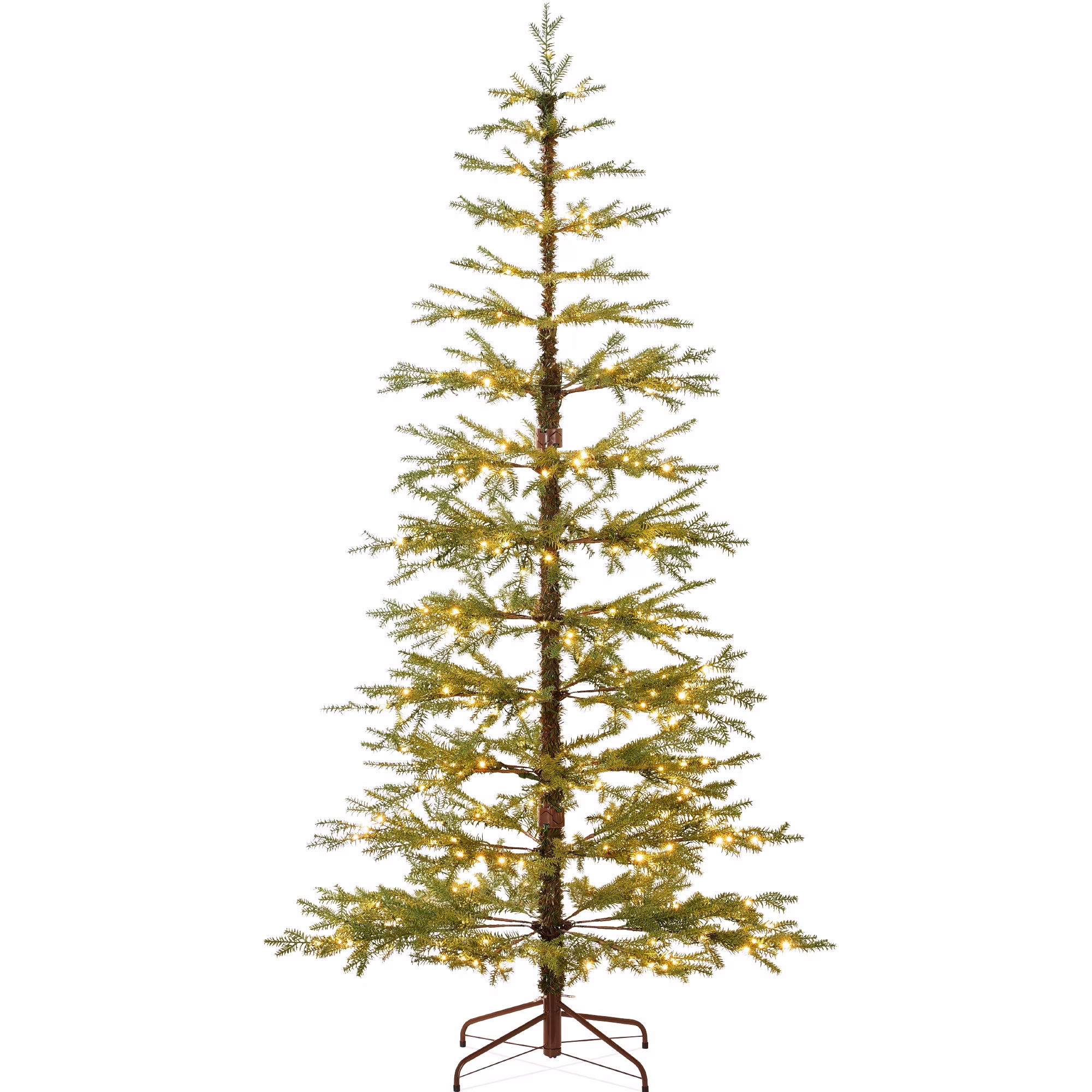 Best Choice Products 4.5ft Pre-Lit Sparse Christmas Tree w/ 100 2-in-1 LED Lights, Cordless Connection, Metal Stand - Image 9