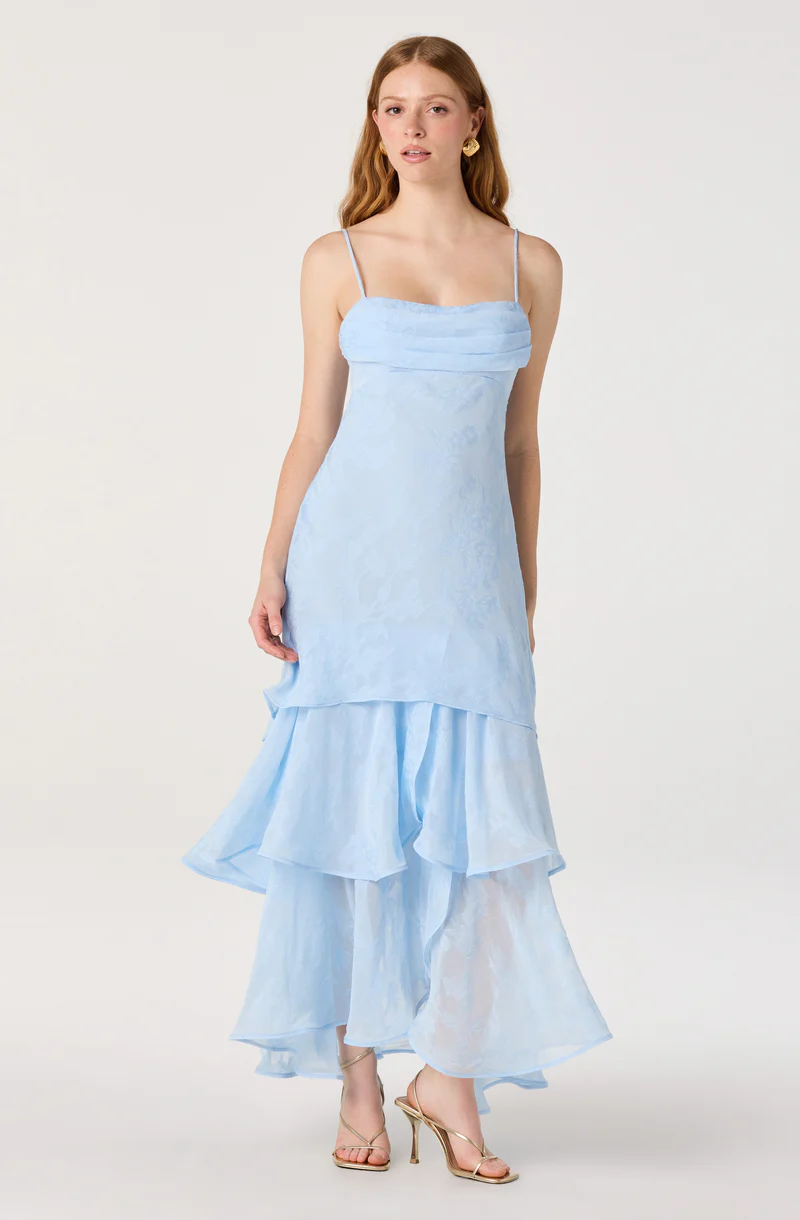 Allison Tiered Ruffle Maxi Dress