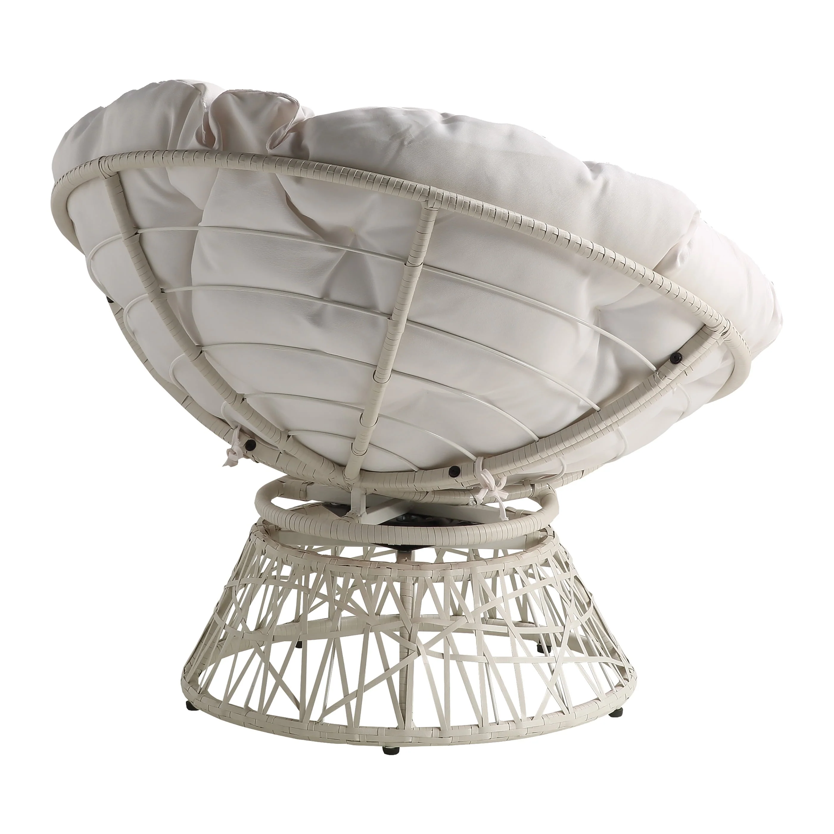 OSP Home Furnishings Wicker Papasan Chair with 360-Degree Swivel, 40�?W x 36�?D - Image 5