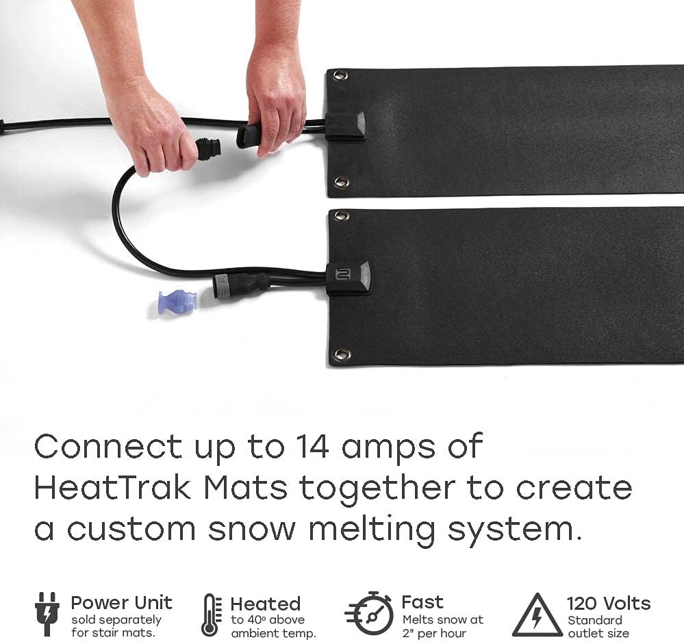 HeatTrak Heated Outdoor Snow Melting Mat - 20 x 60 in - Image 4 HeatTrak Heated Outdoor Snow Melting Mat - 20 x 60 in - Image 4